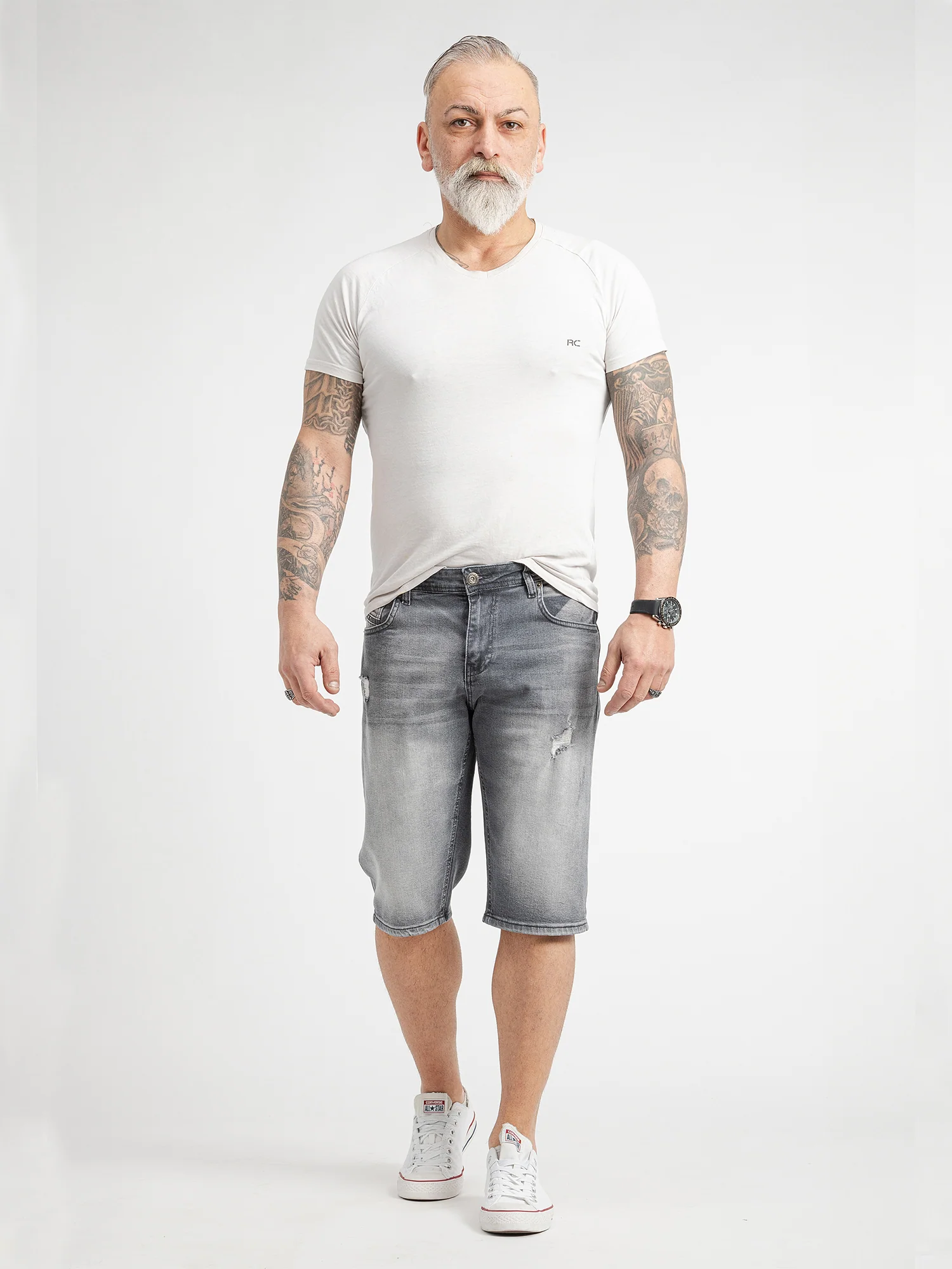Rock Creek Herren Jeans Shorts RC-2428 - Image 4