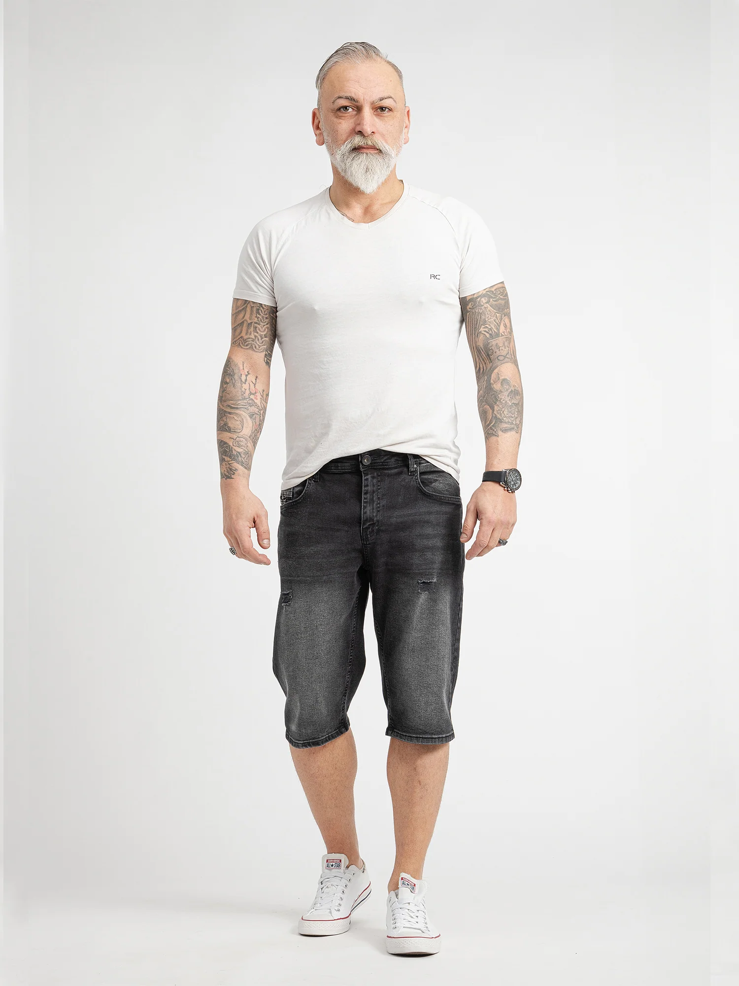 Rock Creek Herren Jeans Shorts RC-2429 - Image 4