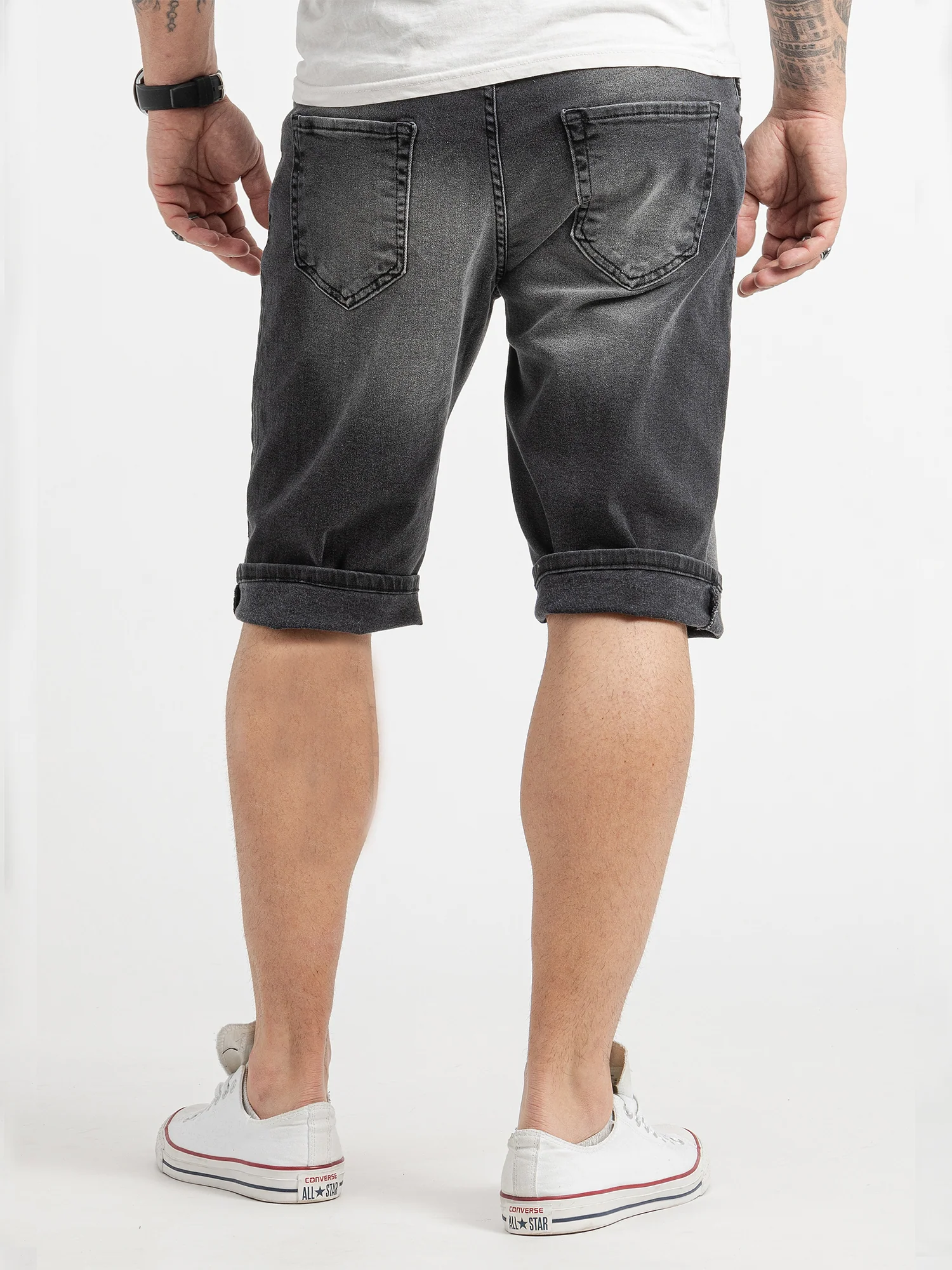 Rock Creek Herren Jeans Shorts RC-2430 - Image 3