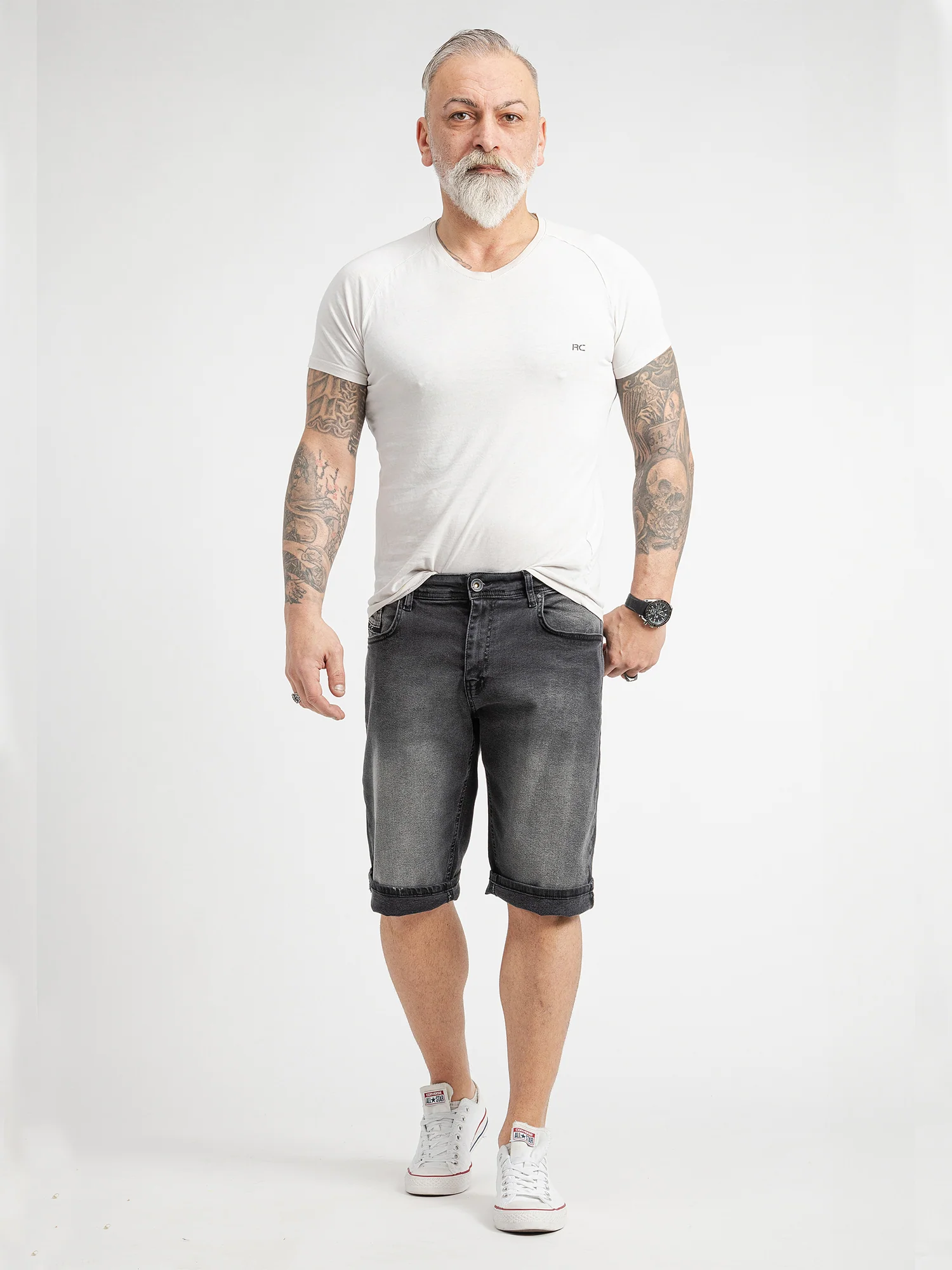 Rock Creek Herren Jeans Shorts RC-2430 - Image 4