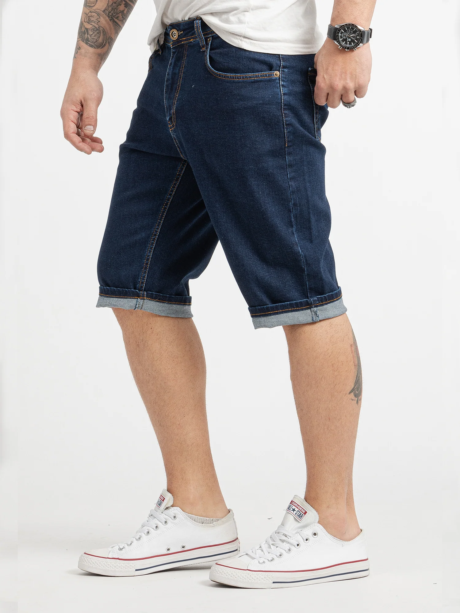 Rock Creek Herren Jeans Shorts RC-2431 - Image 2