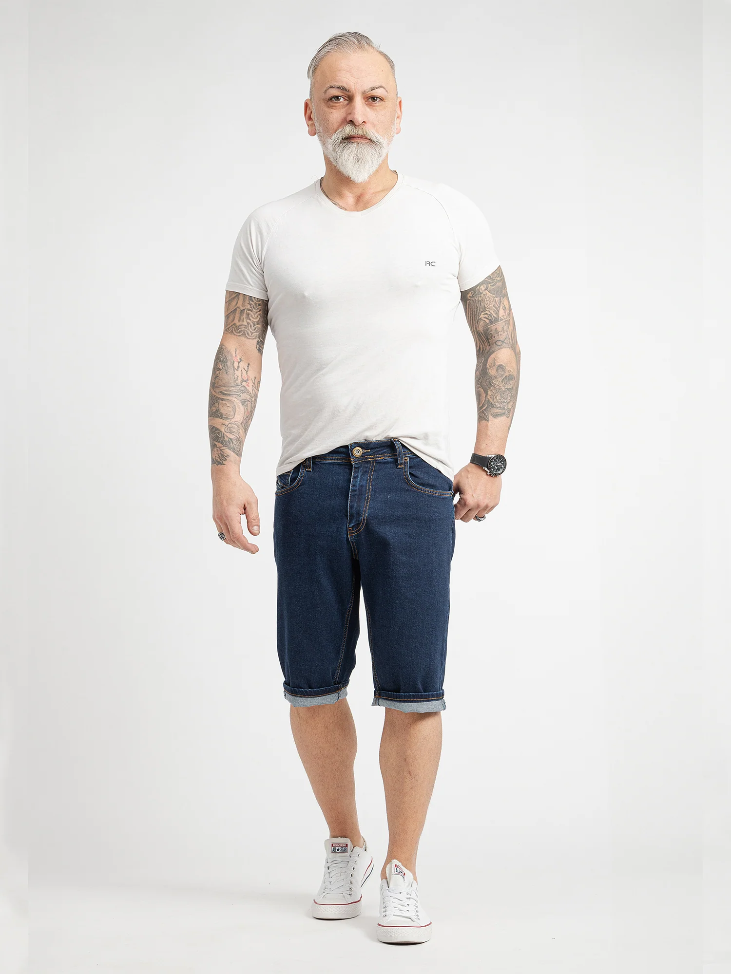 Rock Creek Herren Jeans Shorts RC-2431 - Image 4
