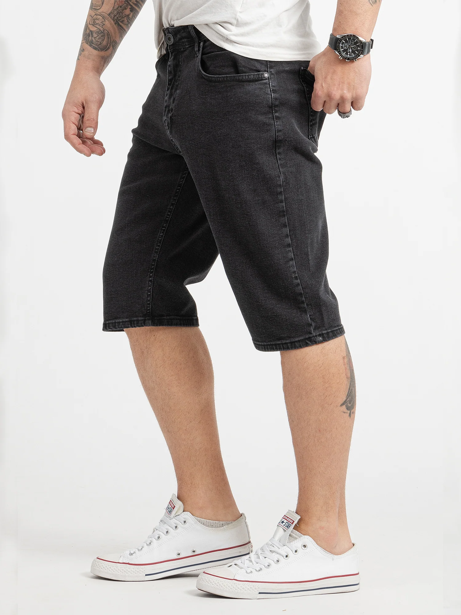 Rock Creek Herren Jeans Shorts RC-2432 - Image 2