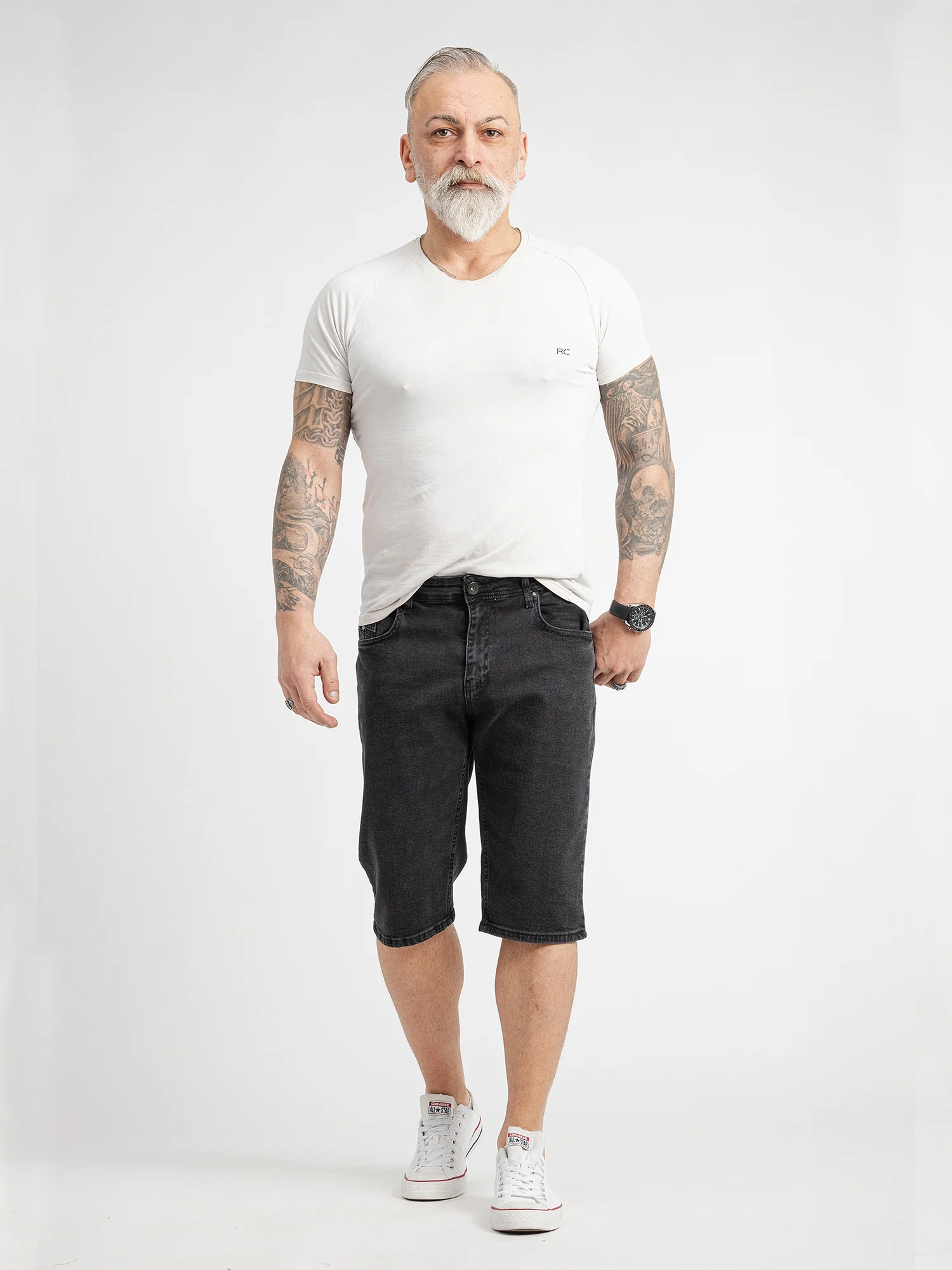 Rock Creek Herren Jeans Shorts RC-2432 - Image 4