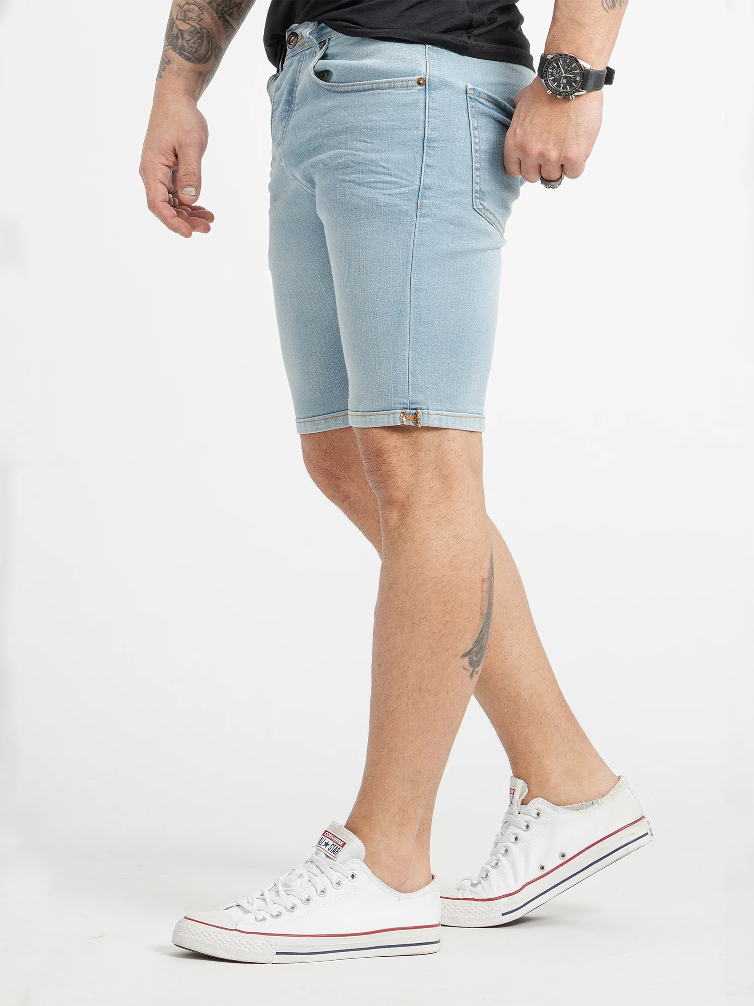 Rock Creek Herren Jeans Shorts RC-2433 - Image 2
