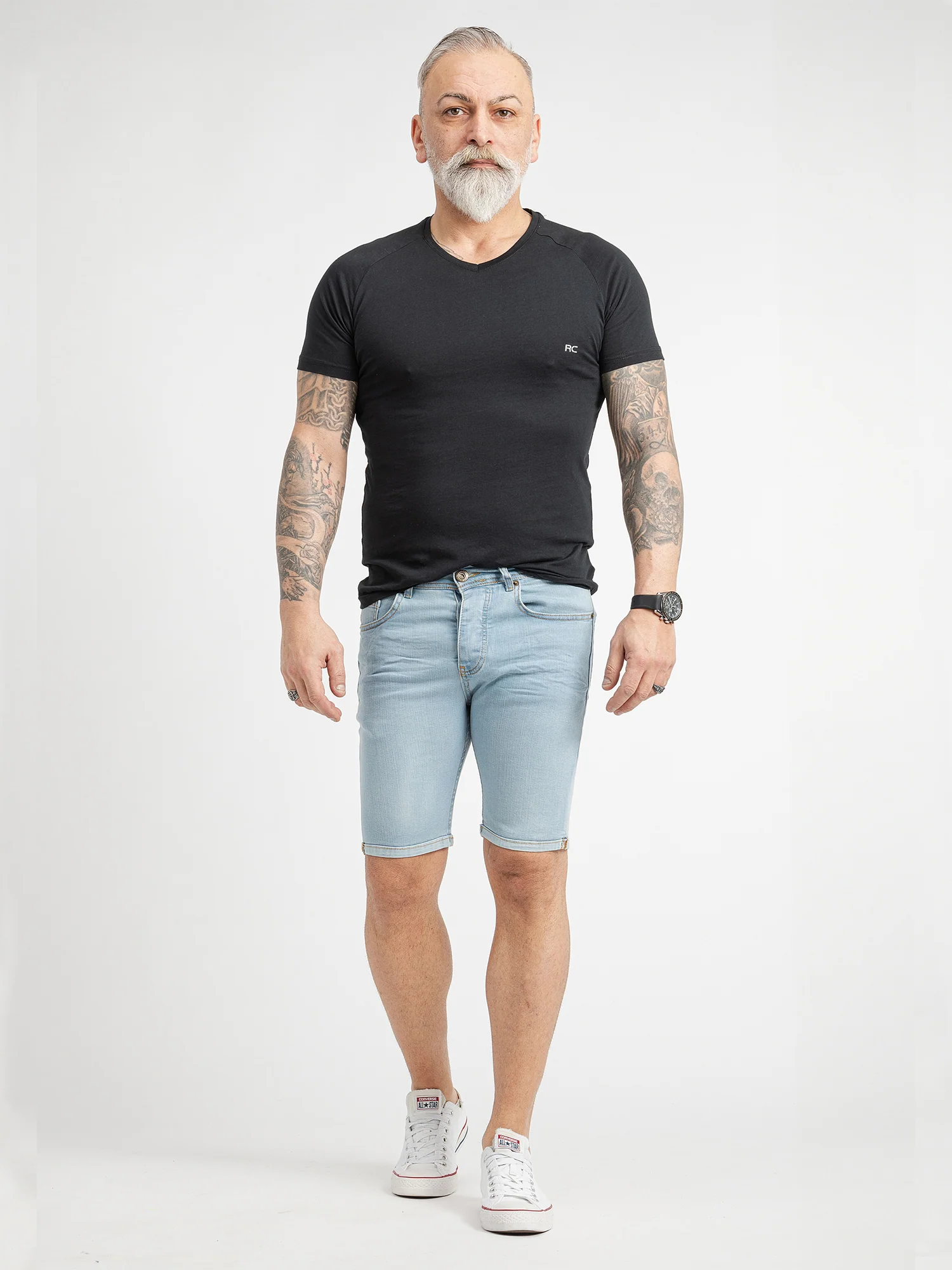 Rock Creek Herren Jeans Shorts RC-2433 - Image 4