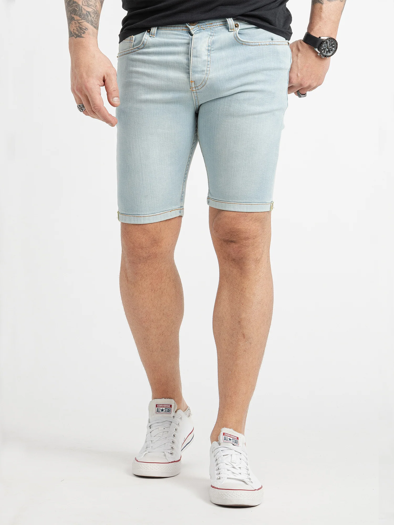 Rock Creek Herren Jeans Shorts RC-2434