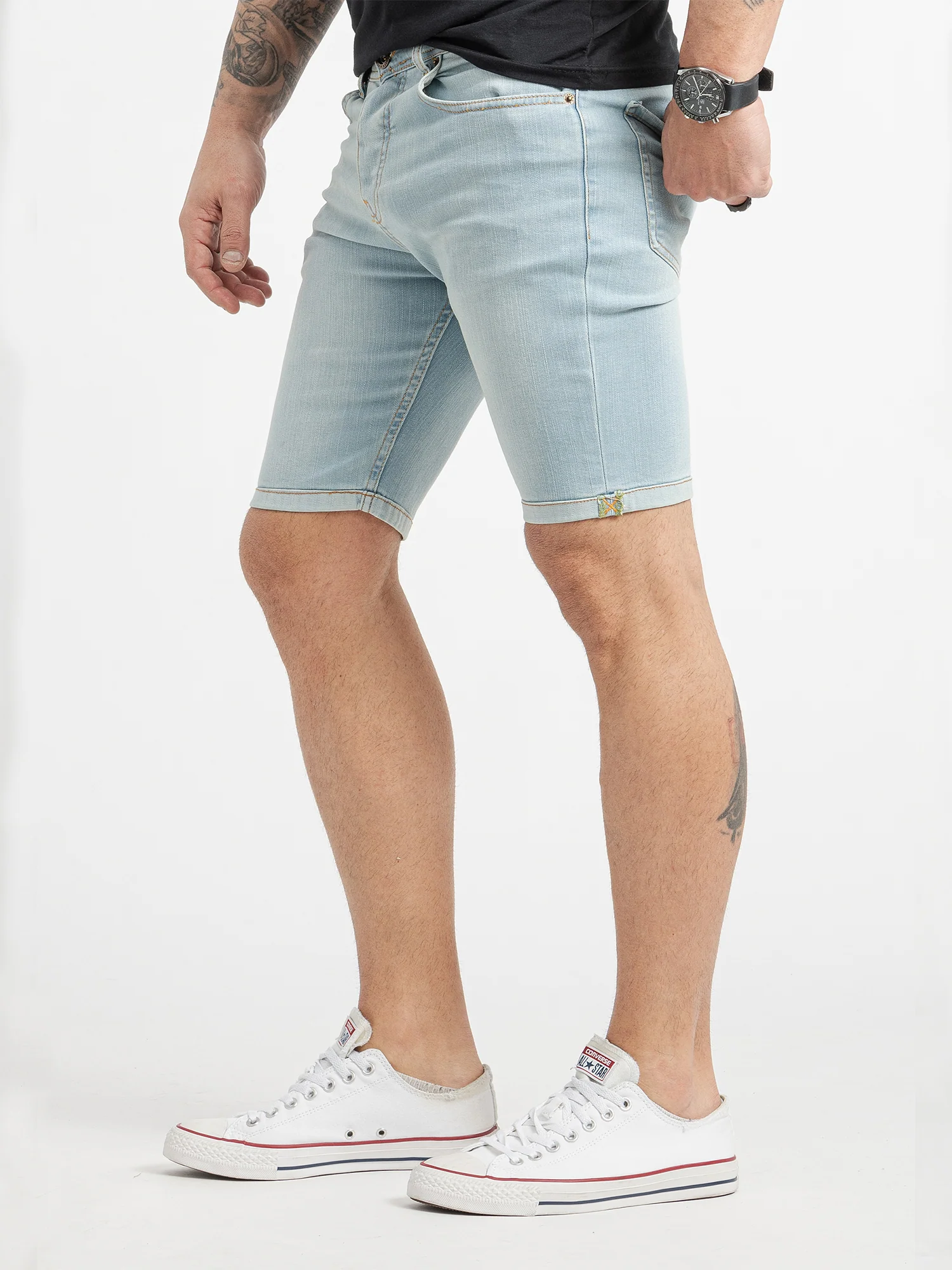 Rock Creek Herren Jeans Shorts RC-2434 - Image 2