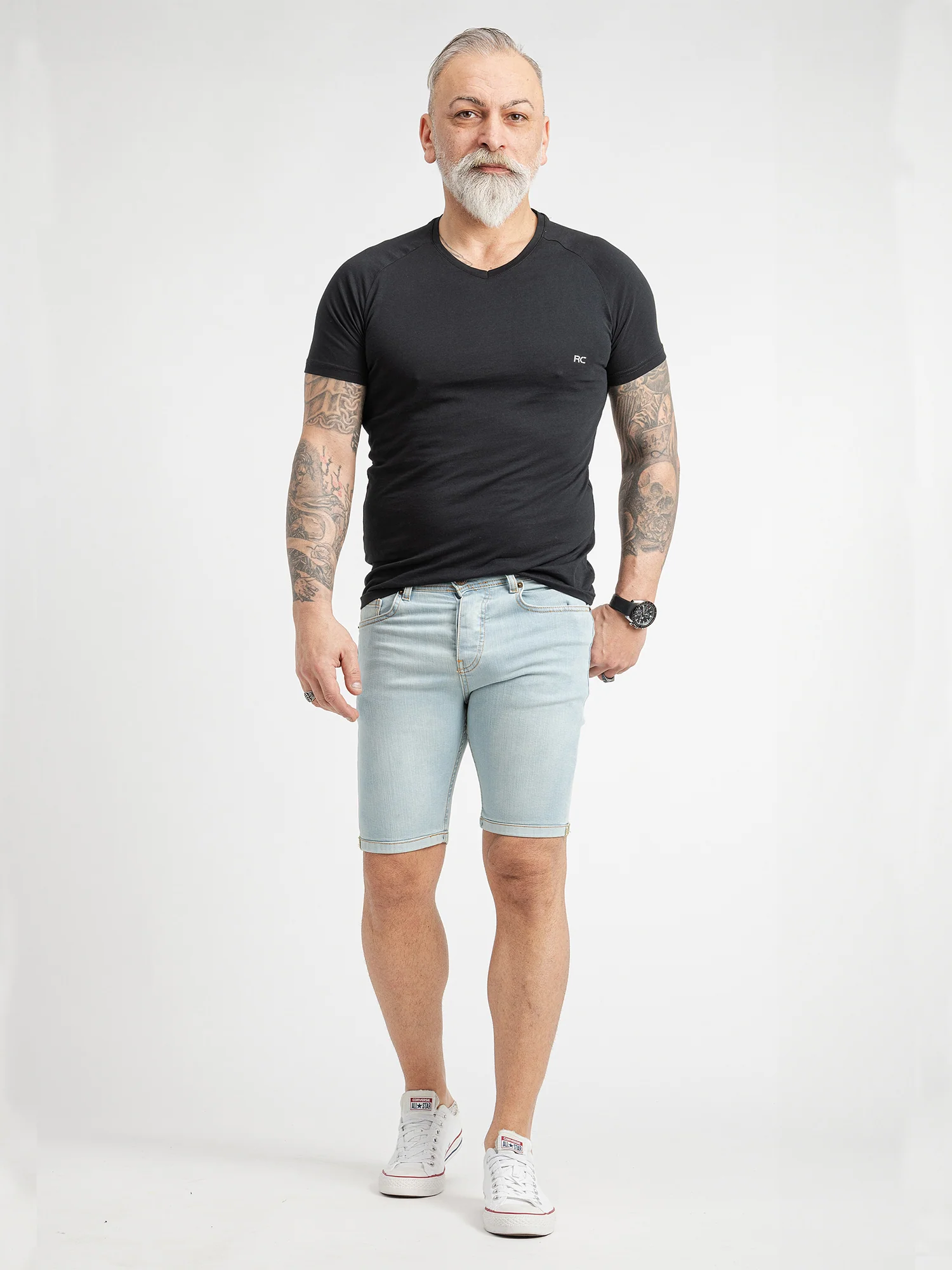 Rock Creek Herren Jeans Shorts RC-2434 - Image 4