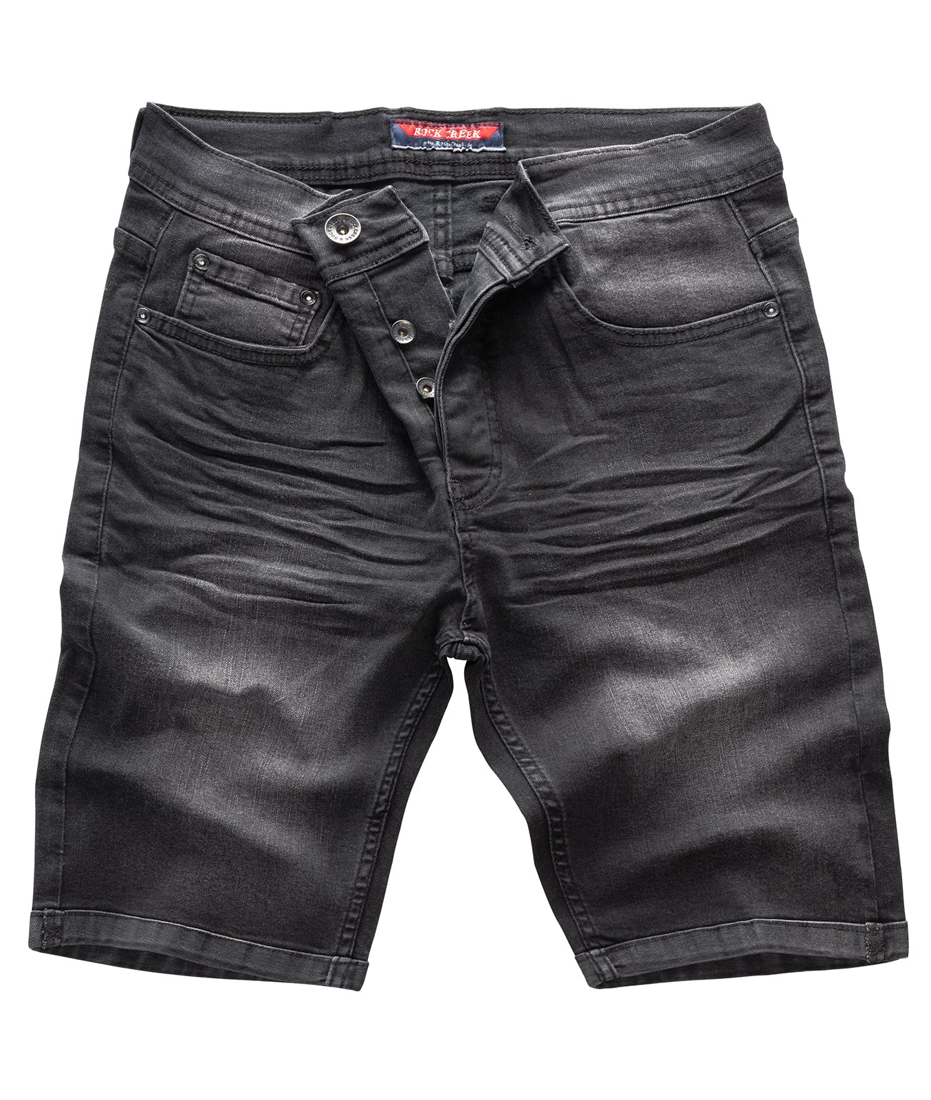Rock Creek Herren Jeans Shorts Stonewashed RC-2202 - Image 5