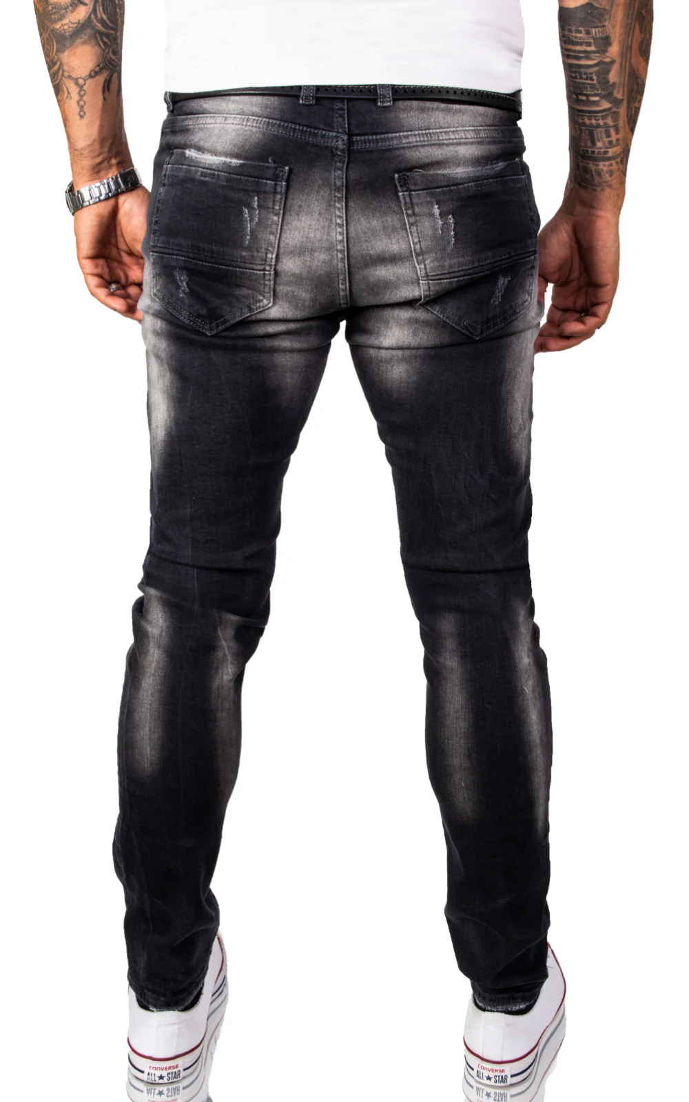 Rock Creek Herren Jeans Slim Fit Anthrazit RC-2261 - Image 3