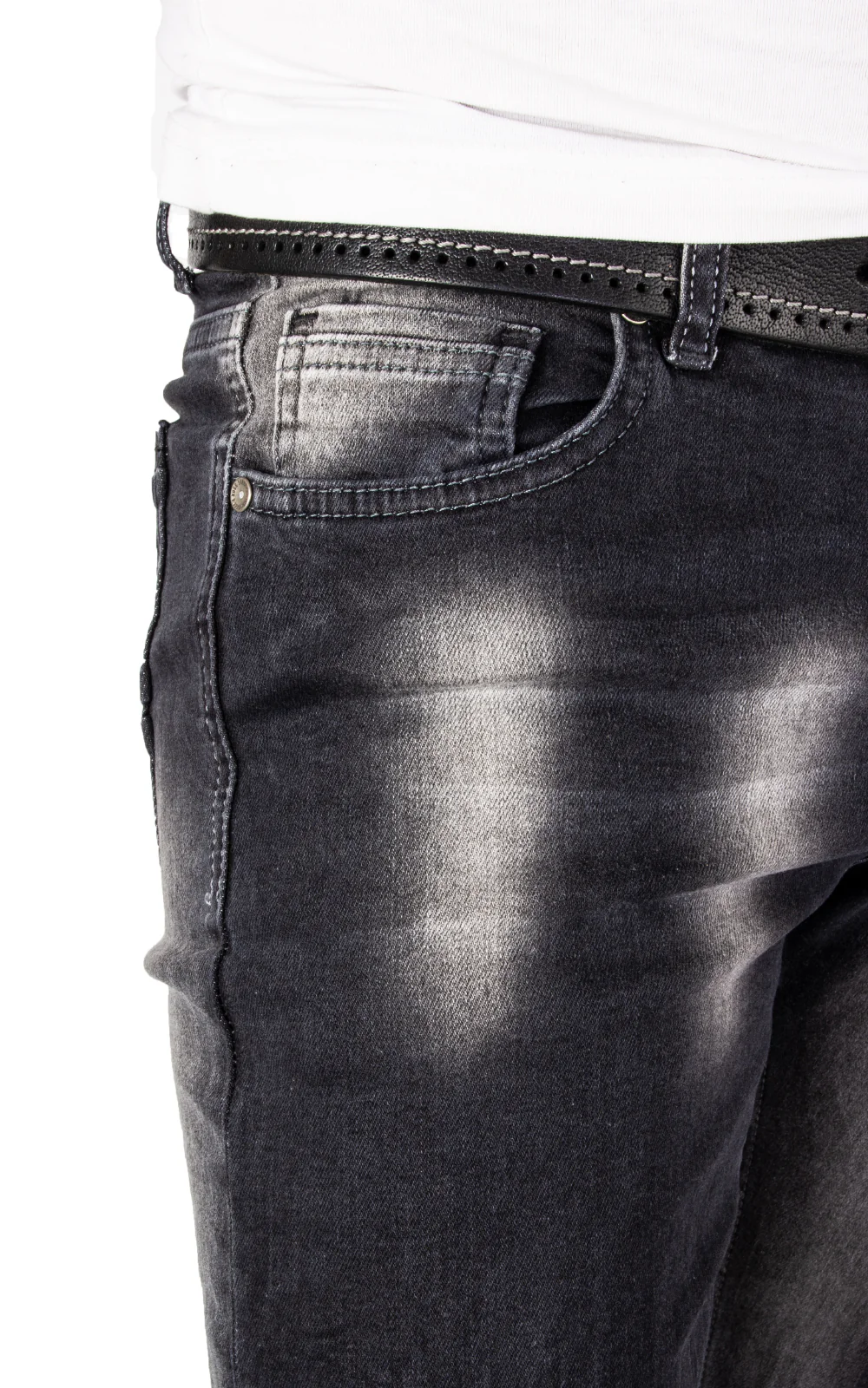 Rock Creek Herren Jeans Slim Fit Anthrazit RC-2261 - Image 4