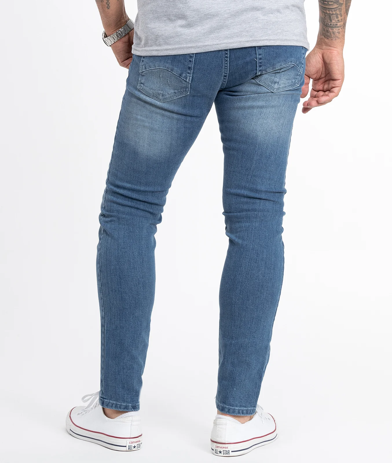 Rock Creek Herren Jeans Slim Fit Blau RC-2113 - Image 3