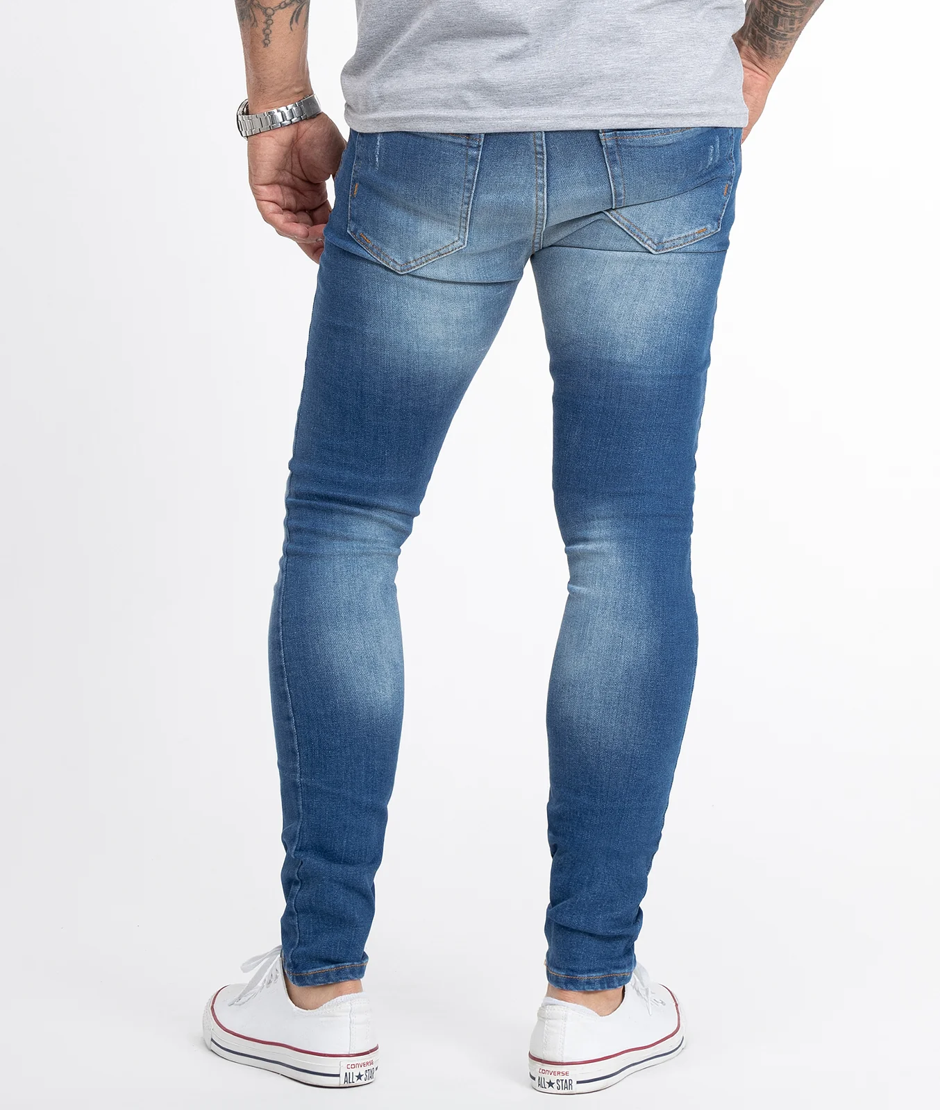 Rock Creek Herren Jeans Slim Fit Blau RC-2132 - Image 3