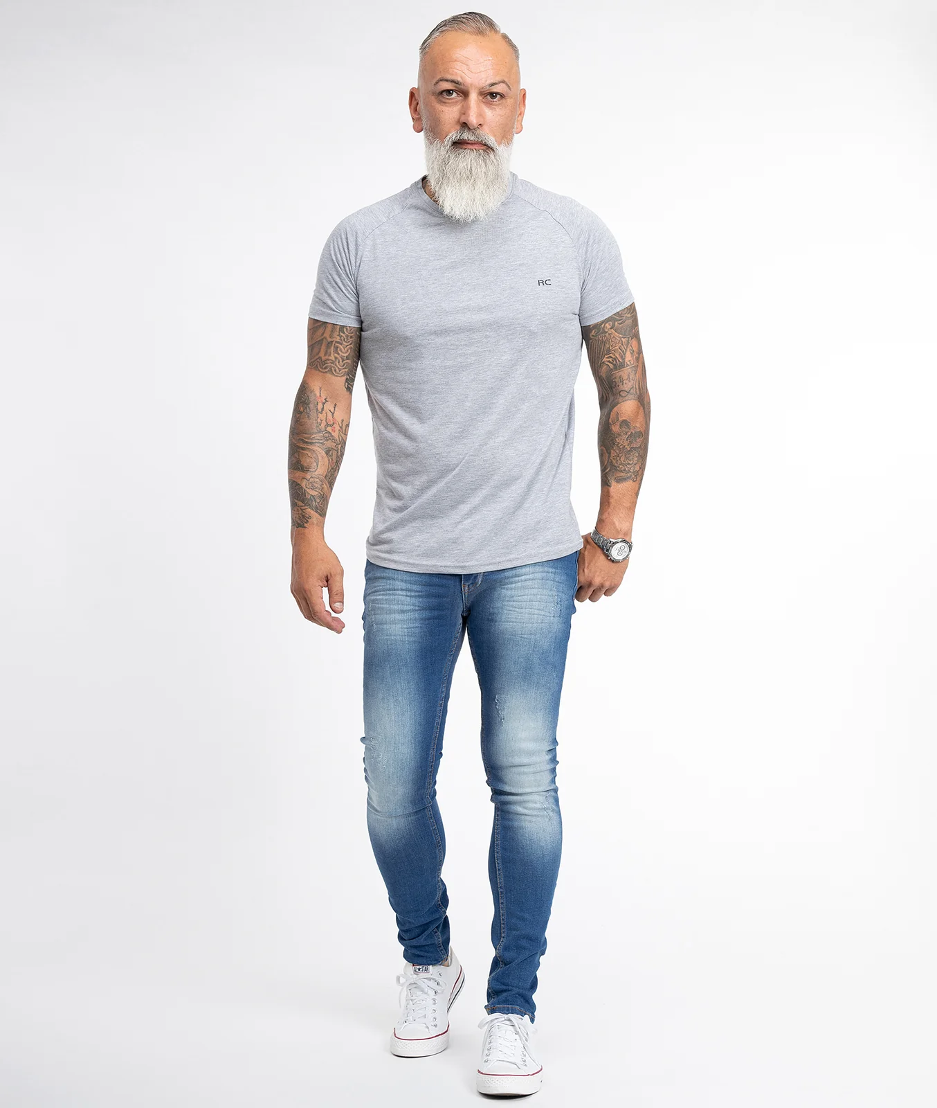 Rock Creek Herren Jeans Slim Fit Blau RC-2132 - Image 4