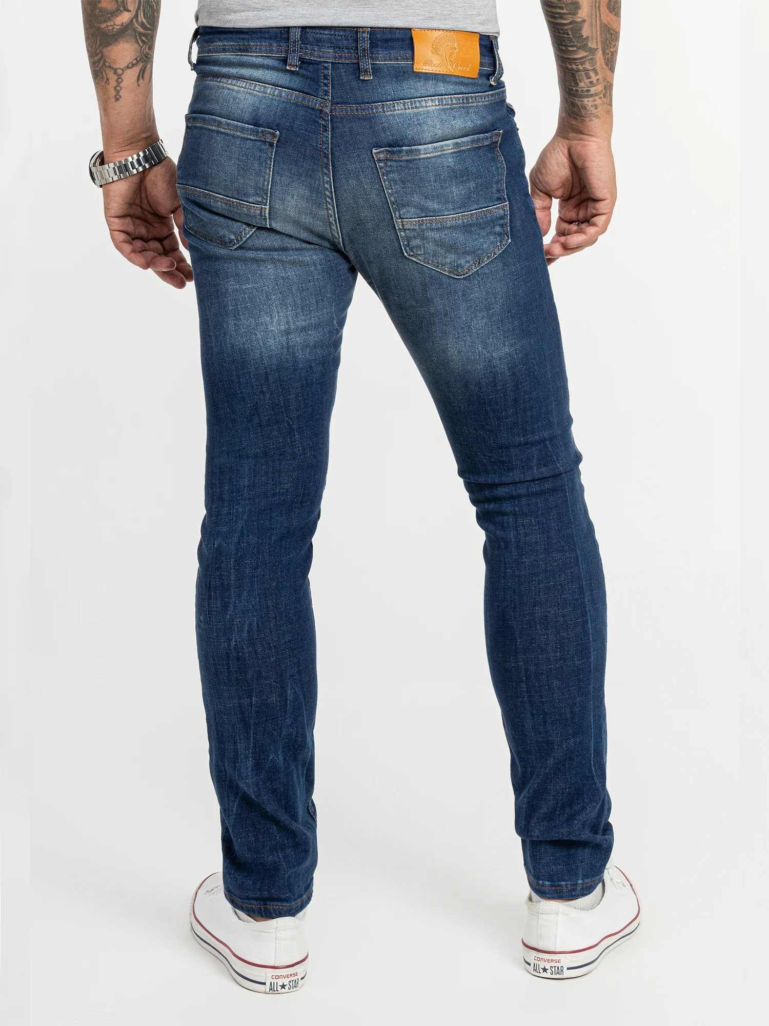 Rock Creek Herren Jeans Slim Fit Blau RC-2142 - Image 3