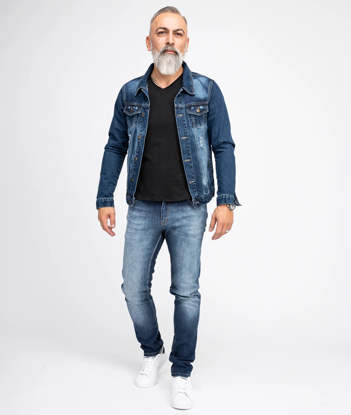 Rock Creek Herren Jeans Slim Fit Blau RC-2151 - Image 2