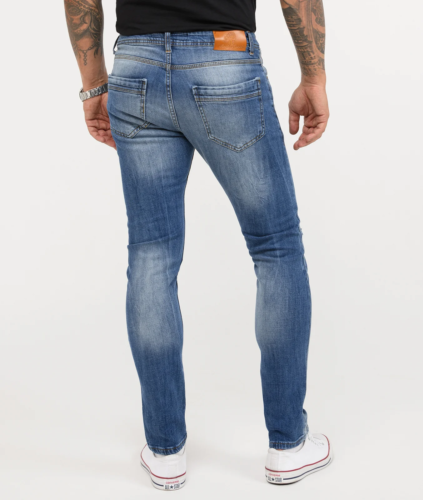 Rock Creek Herren Jeans Slim Fit Blau RC-2162 - Image 3