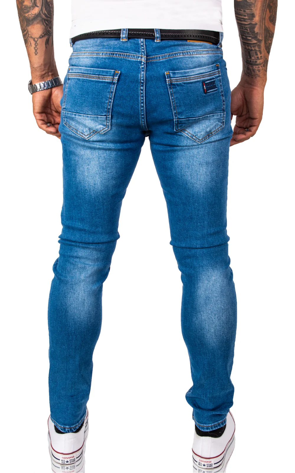 Rock Creek Herren Jeans Slim Fit Blau RC-2163 - Image 3