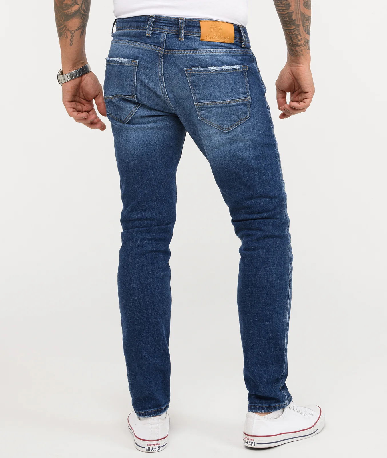 Rock Creek Herren Jeans Slim Fit Blau RC-2342 - Image 3