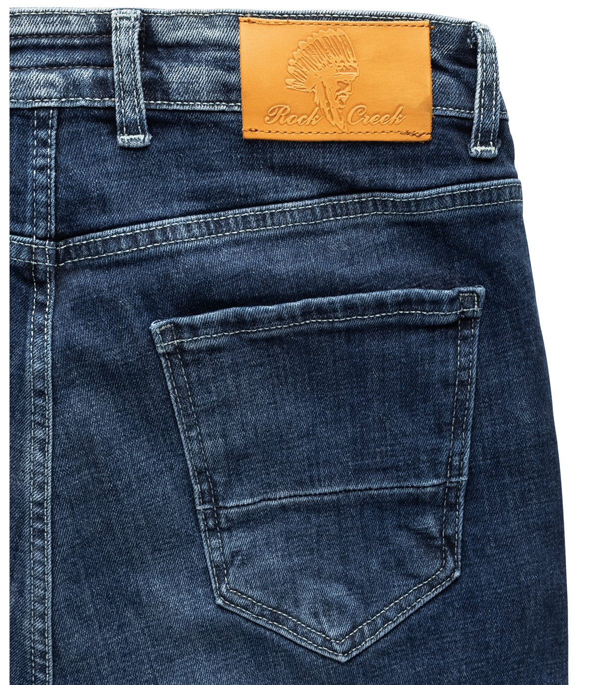Rock Creek Herren Jeans Slim Fit Blau RC-2345 - Image 8