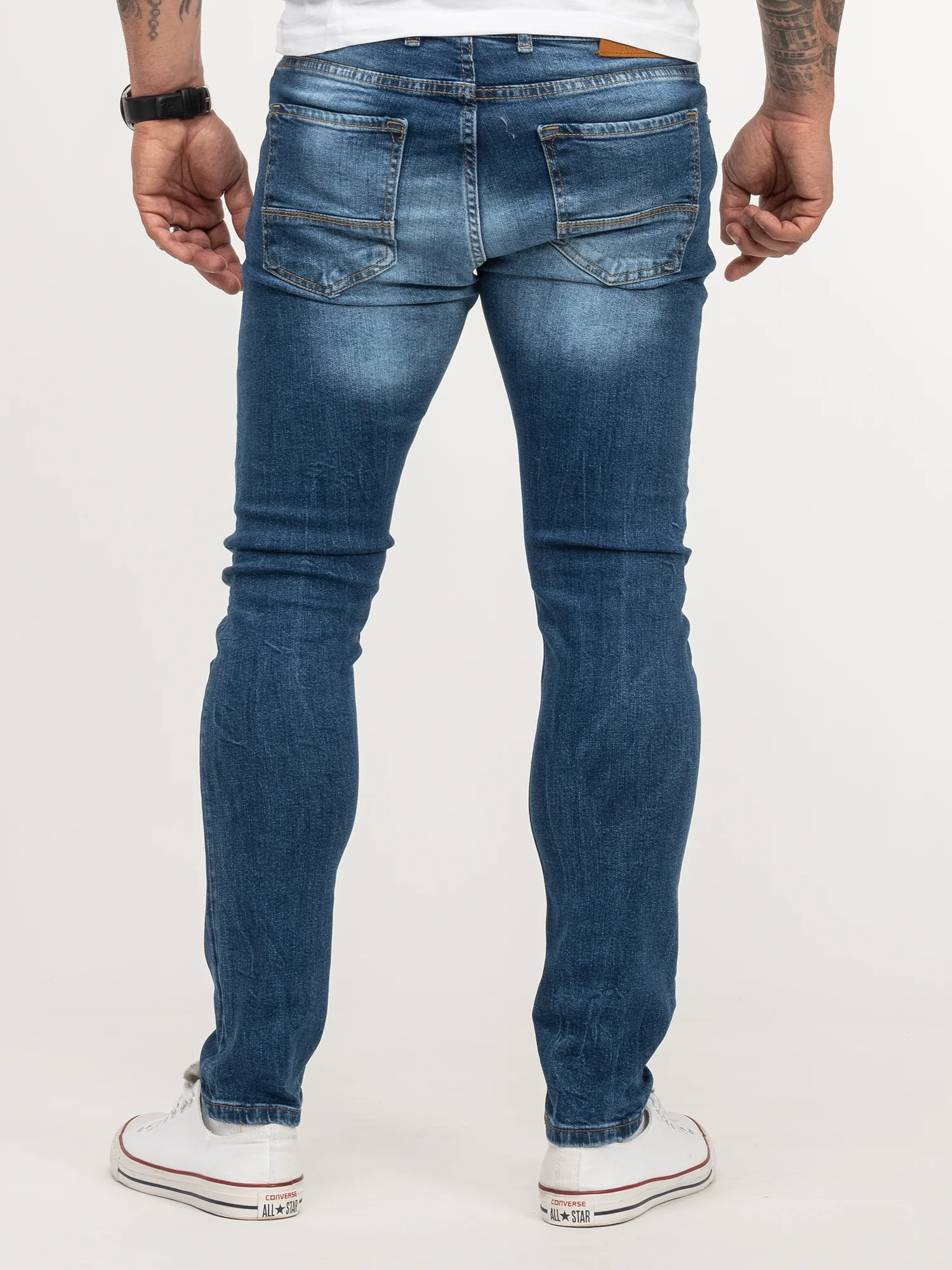 Rock Creek Herren Jeans Slim Fit Blau RC-2436 - Image 3