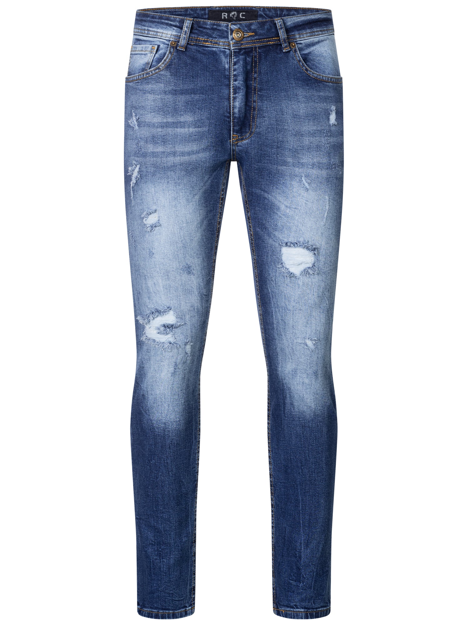 Rock Creek Herren Jeans Slim Fit Blau RC-2436 - Image 6