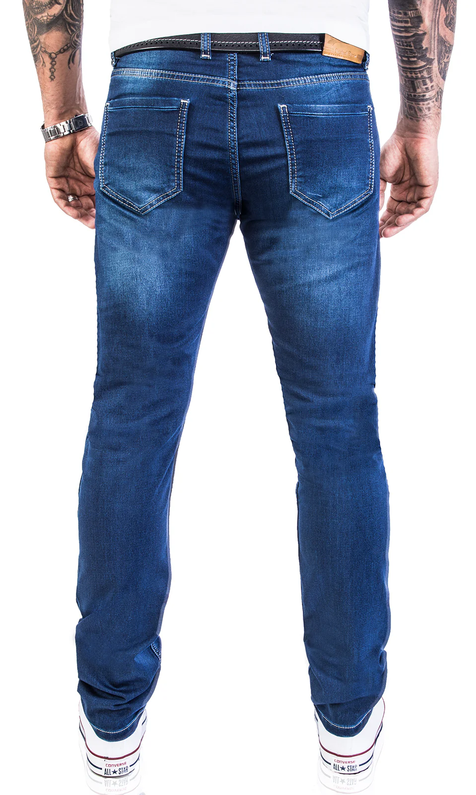 Rock Creek Herren Jeans Slim Fit Dunkelblau RC-2115 - Image 3