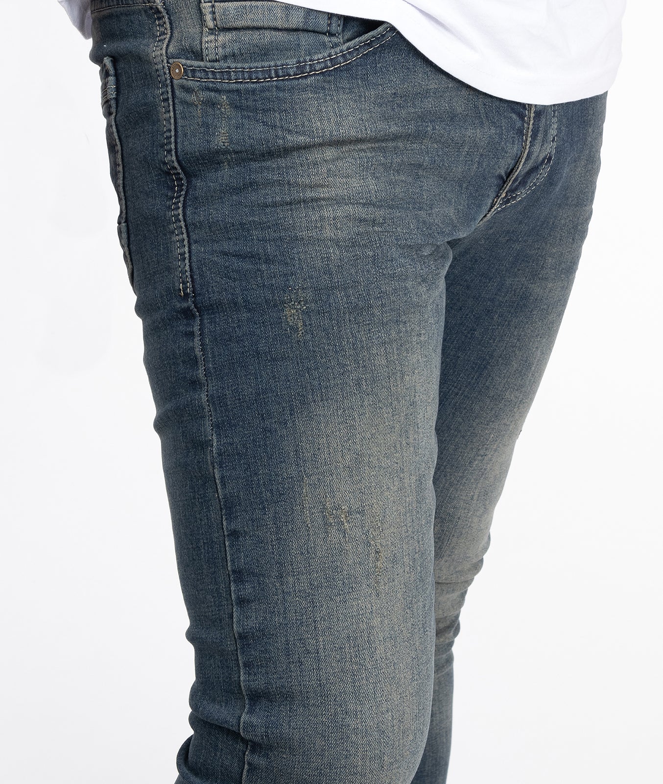 Rock Creek Herren Jeans Slim Fit Dunkelblau RC-2116 - Image 5