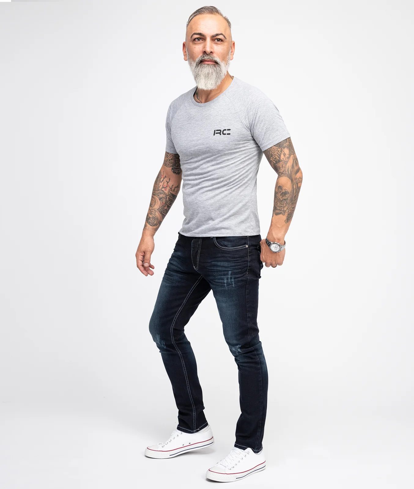 Rock Creek Herren Jeans Slim Fit Dunkelblau RC-2118 - Image 2