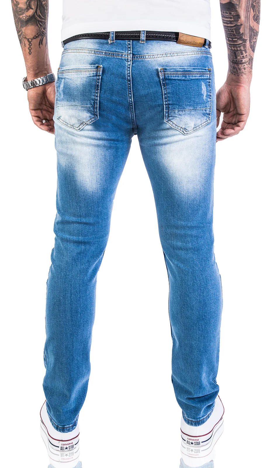 Rock Creek Herren Jeans Slim Fit Hellblau RC-2131 - Image 3