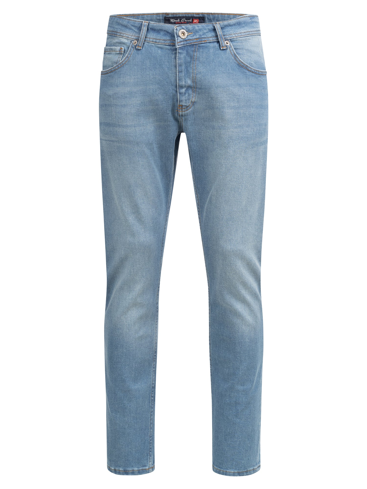 Rock Creek Herren Jeans Slim Fit Hellblau RC-2148 - Image 5