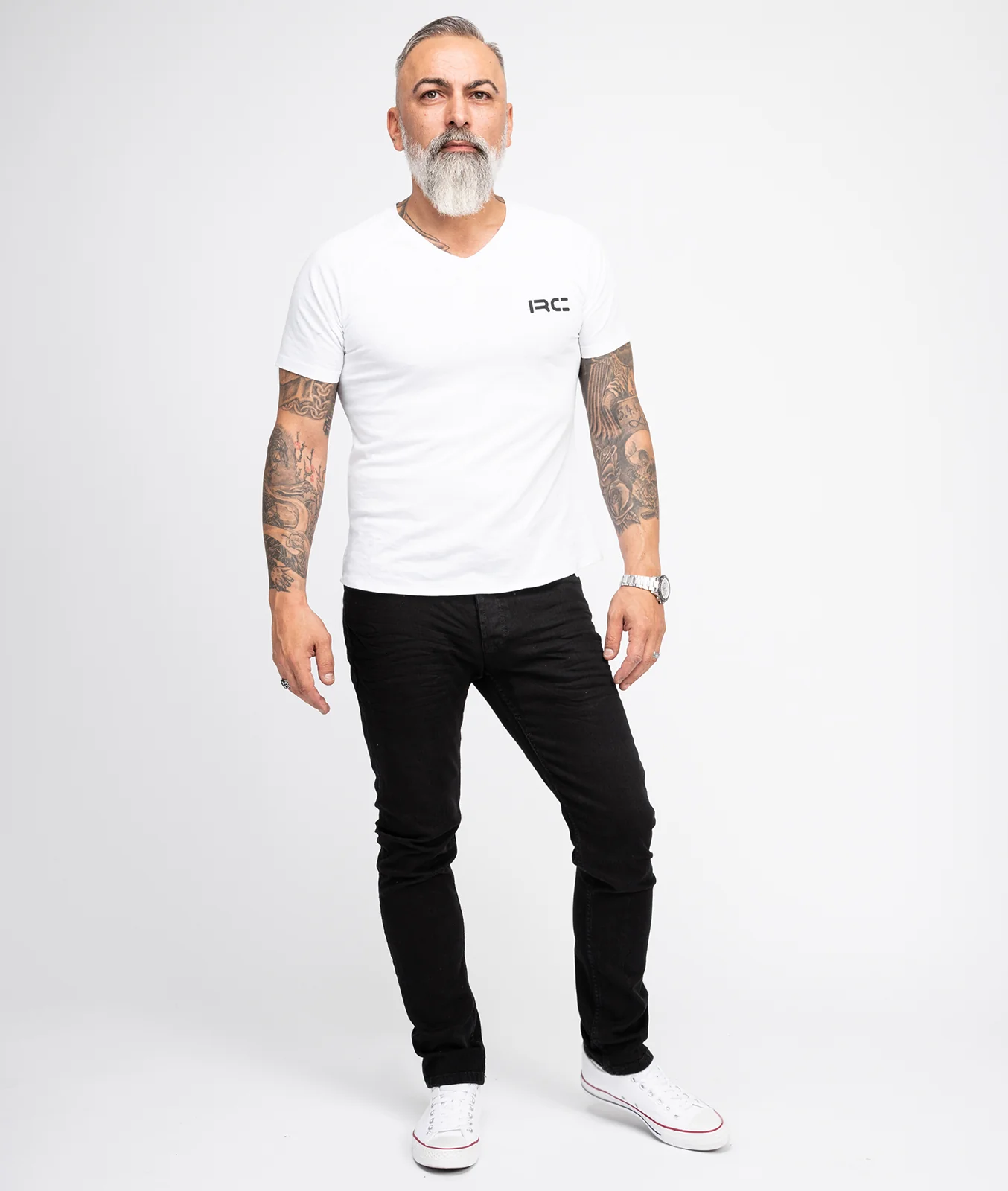 Rock Creek Herren Jeans Slim Fit Schwarz RC-2146 - Image 3
