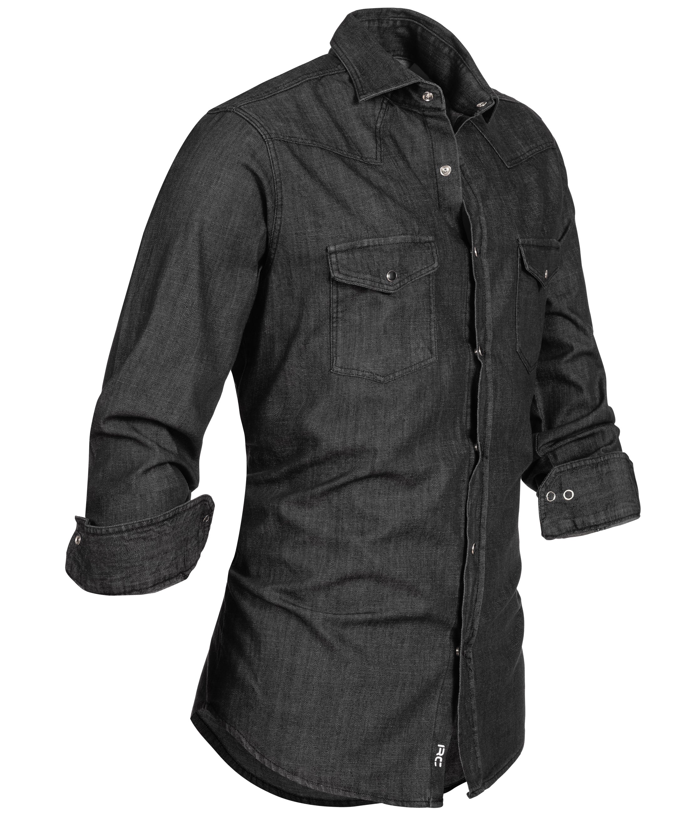 Rock Creek Herren Jeanshemd Dunkelgrau H-198 - Image 3