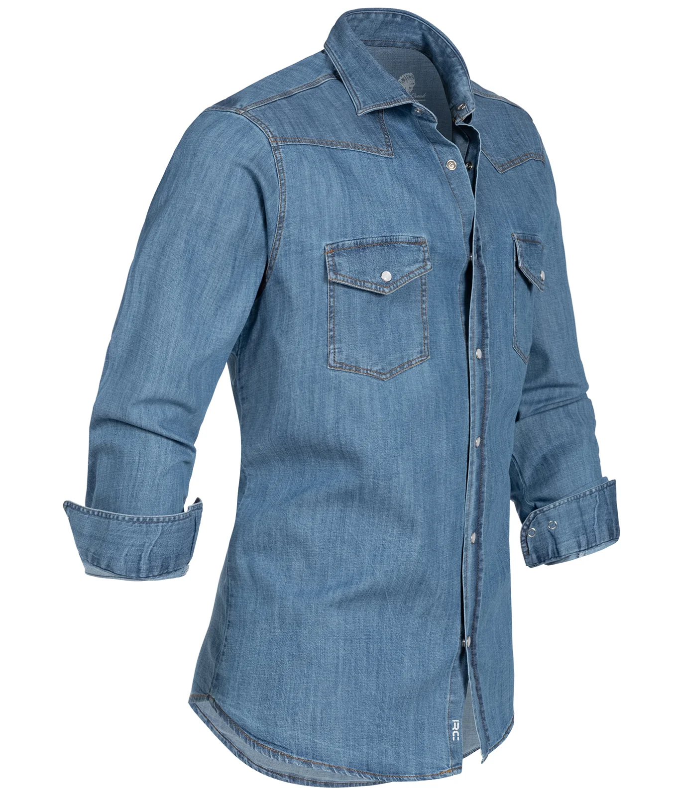 Rock Creek Herren Jeanshemd Hellblau H-199 - Image 2