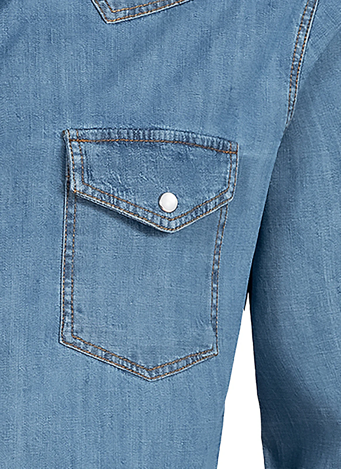 Rock Creek Herren Jeanshemd Hellblau H-199 - Image 5