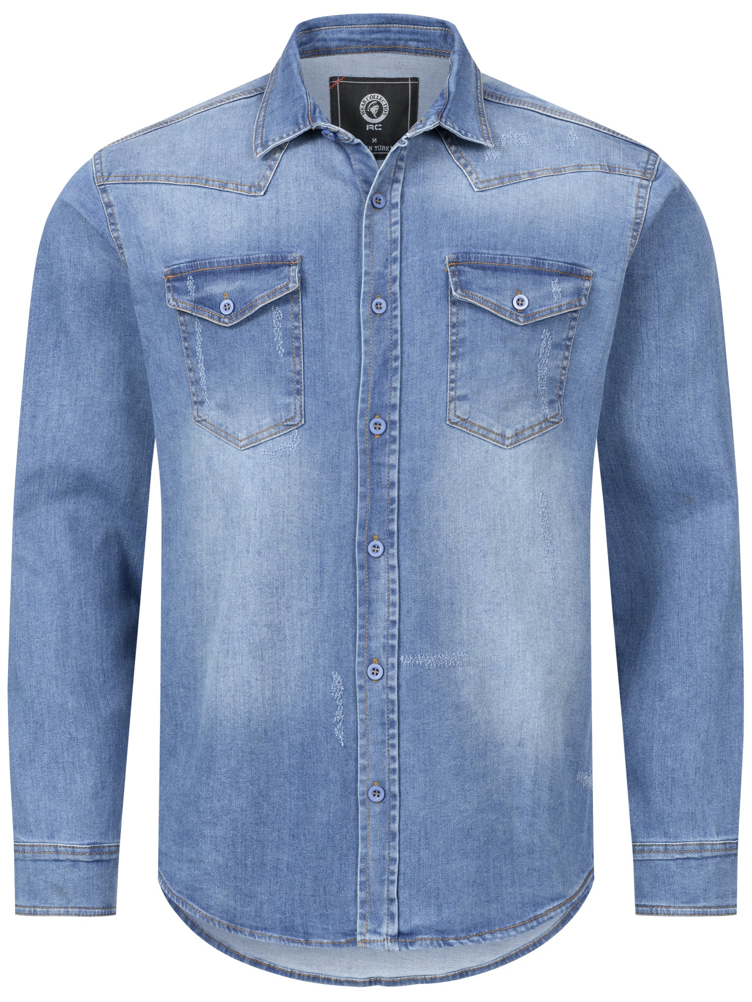 Rock Creek Herren Jeanshemd H-419 - Image 2
