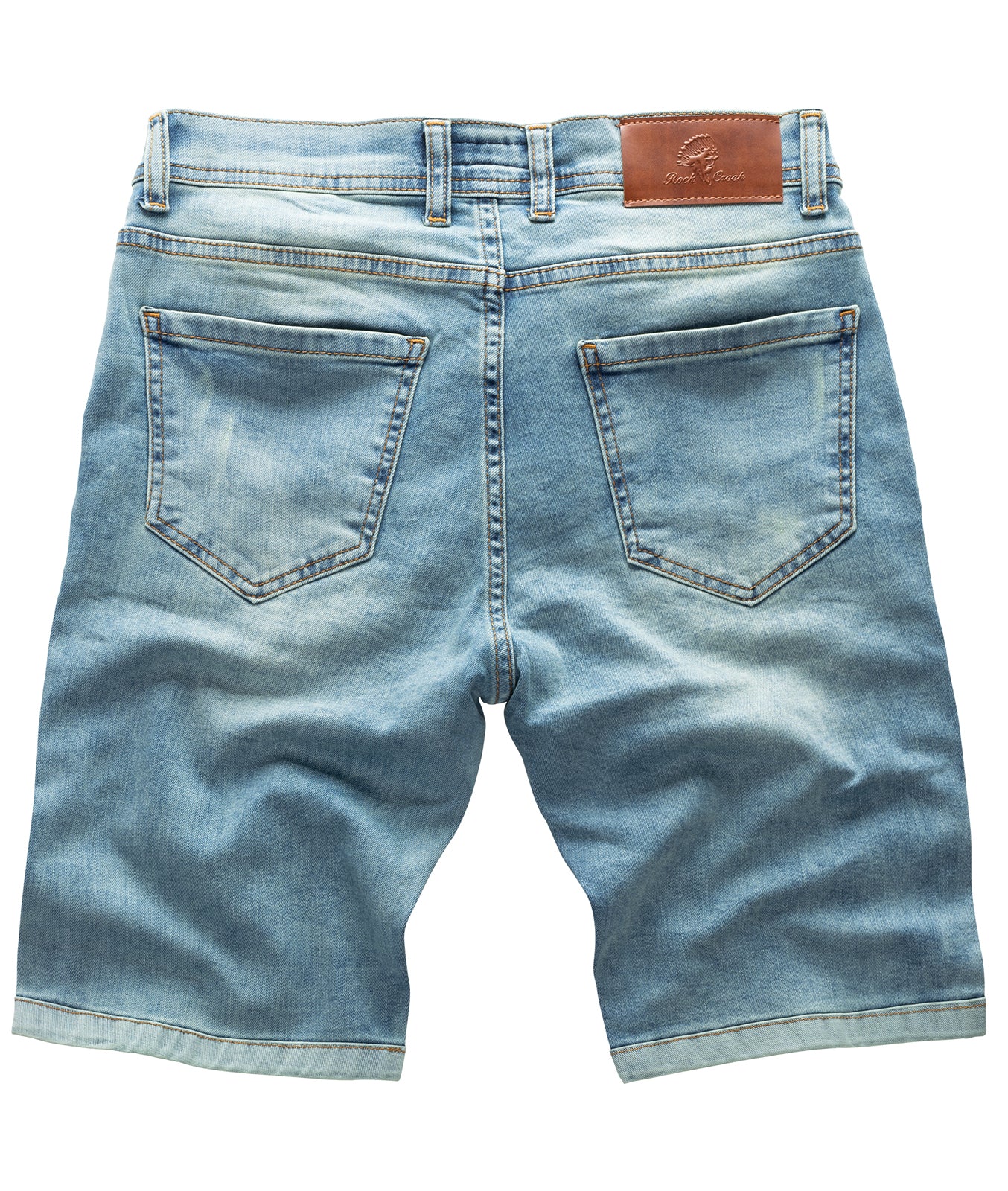 Rock Creek Herren Jeansshorts Stonewashed RC-2201 - Image 6