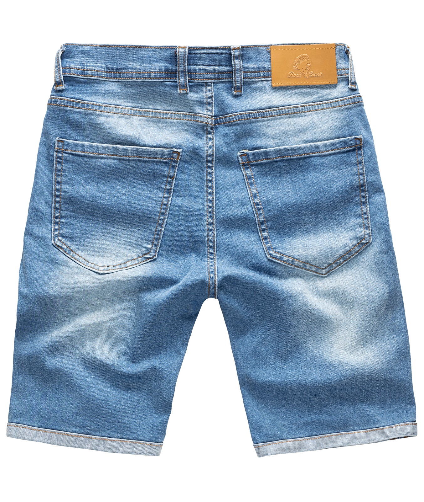 Rock Creek Herren Jeansshorts Stonewashed RC-2201 - Image 8
