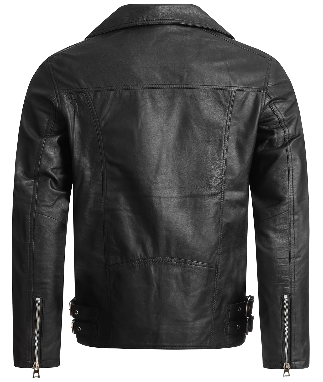 Rock Creek Herren Lederjacke Biker-Style H-182 - Image 3