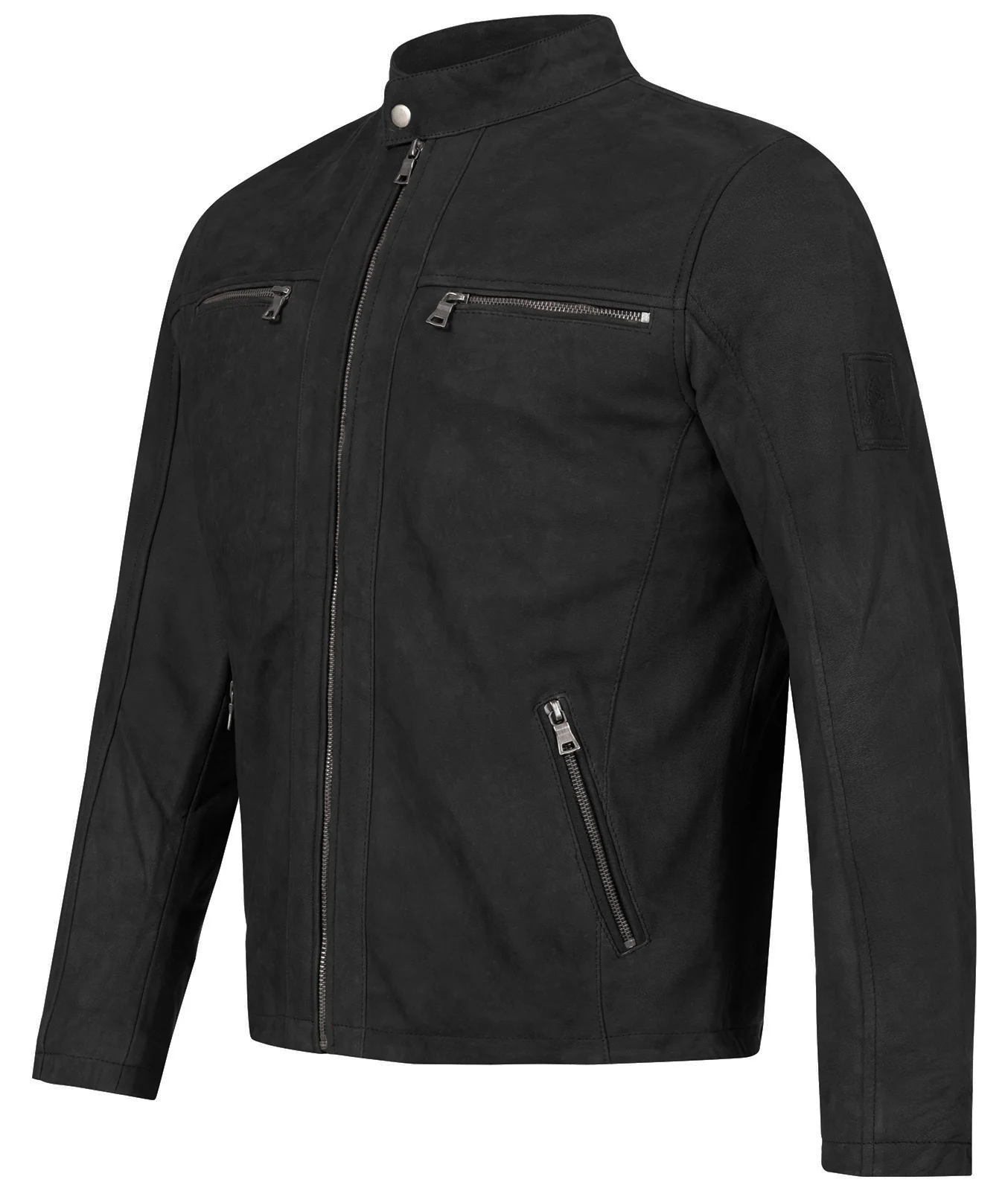 Rock Creek Herren Lederjacke Biker-Style H-290 - Image 7
