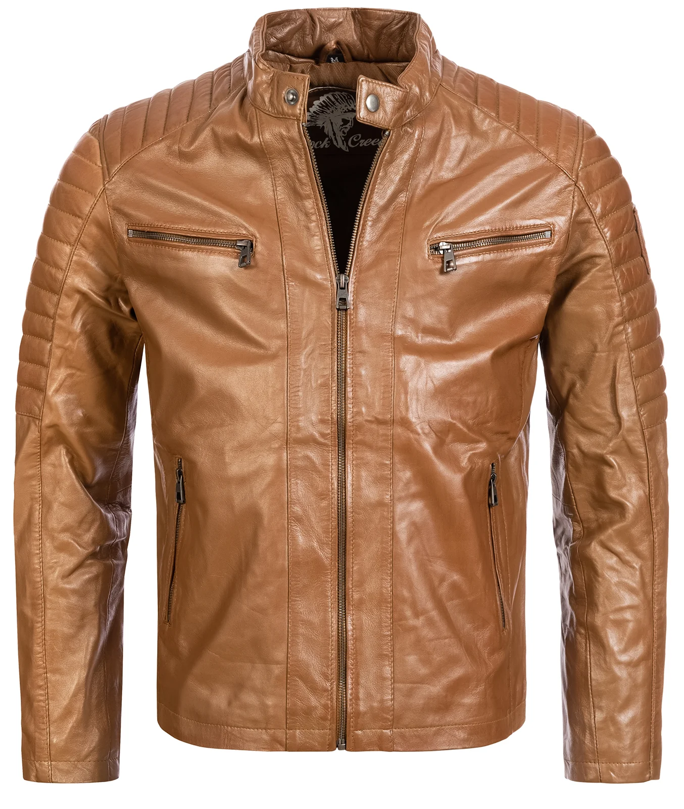 Rock Creek Herren Lederjacke Echt Leder H-183 - Image 4