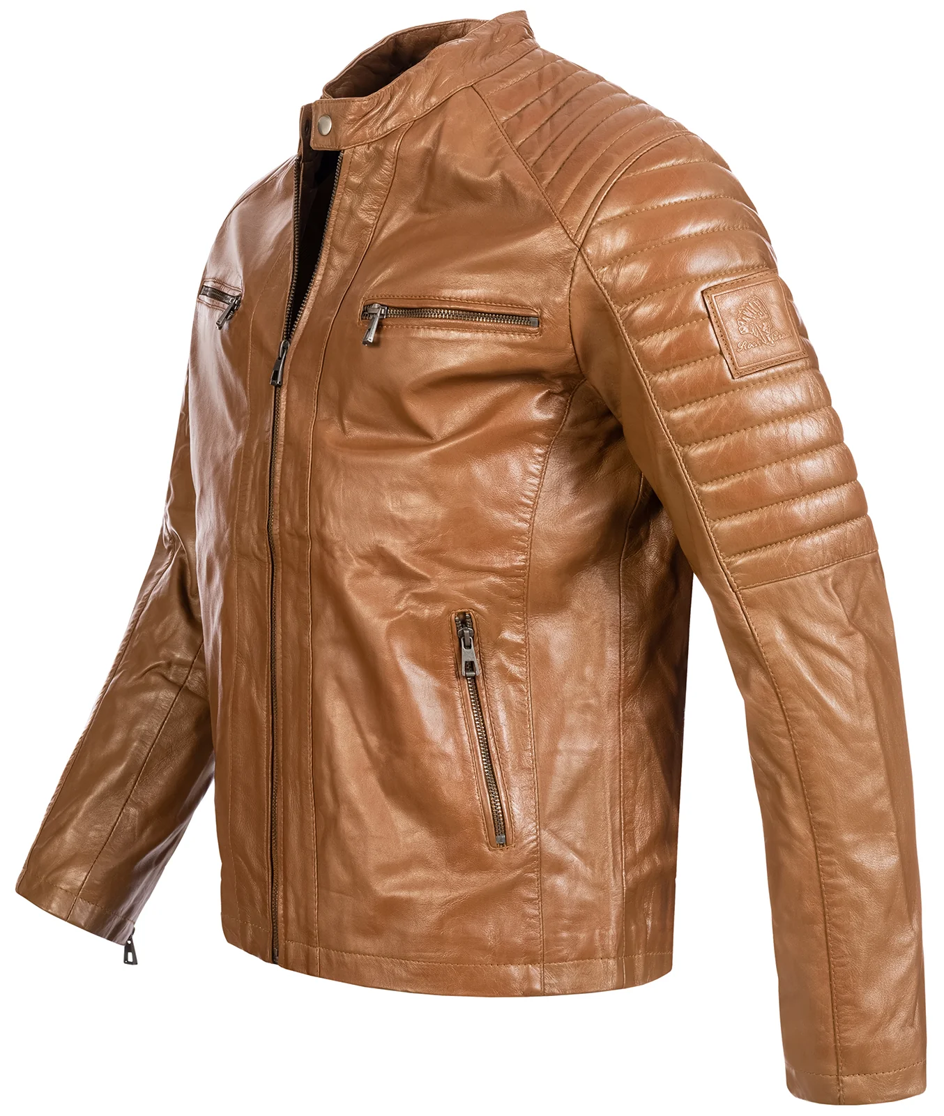 Rock Creek Herren Lederjacke Echt Leder H-183 - Image 5