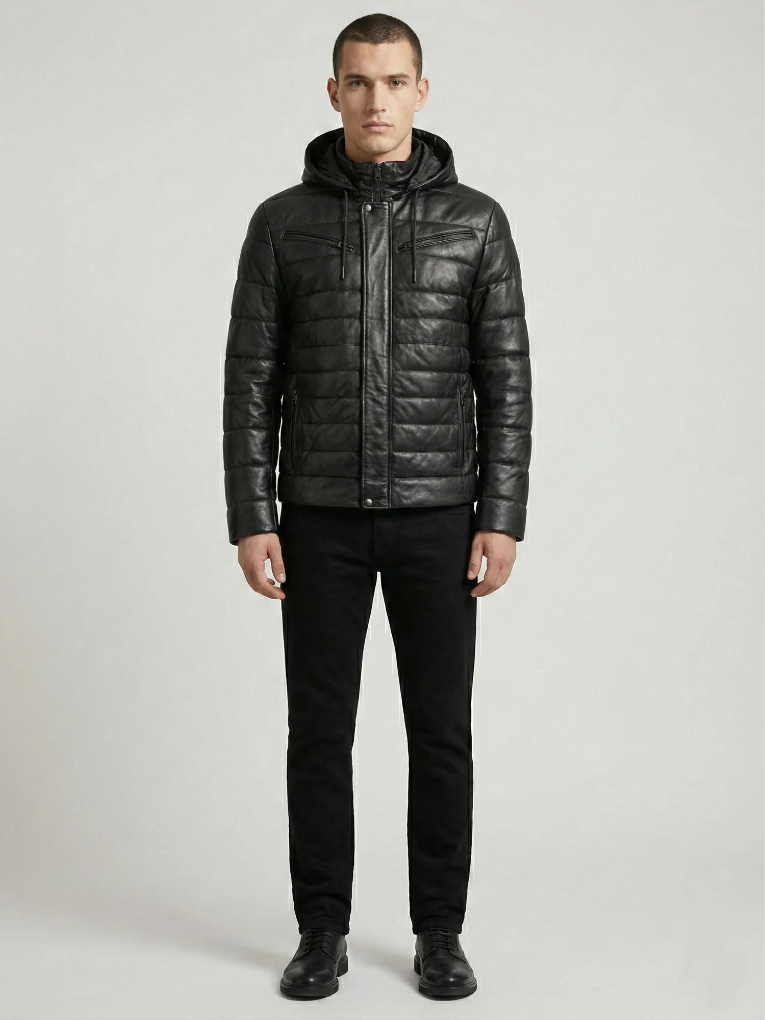 Rock Creek Herren Lederjacke H-404 - Image 6