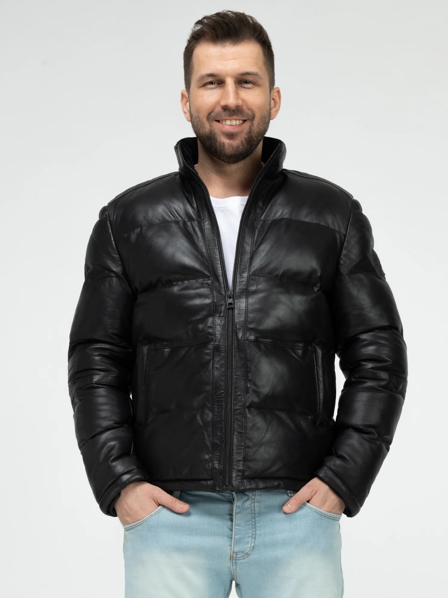 Rock Creek Herren Lederjacke H-414 - Image 5