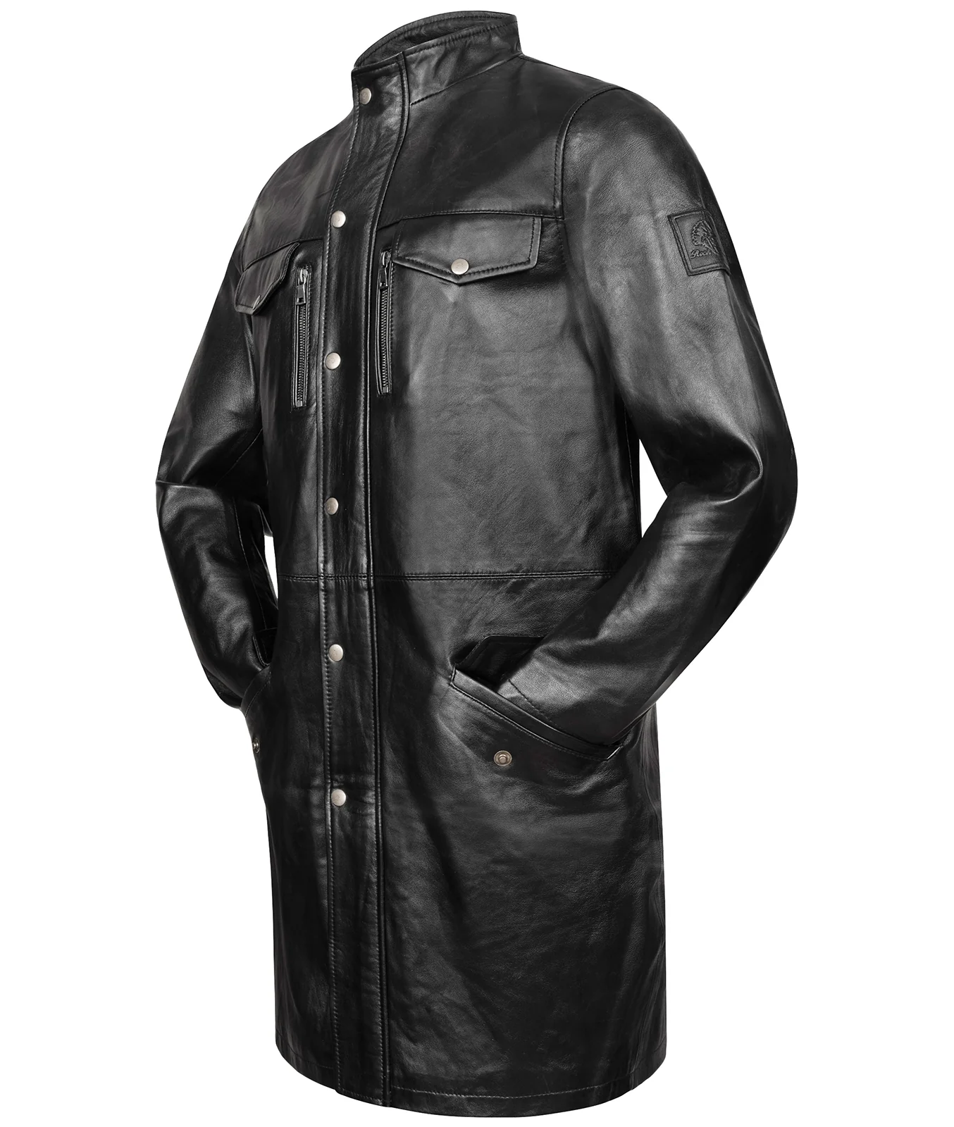 Rock Creek Herren Ledermantel H-343 - Image 4