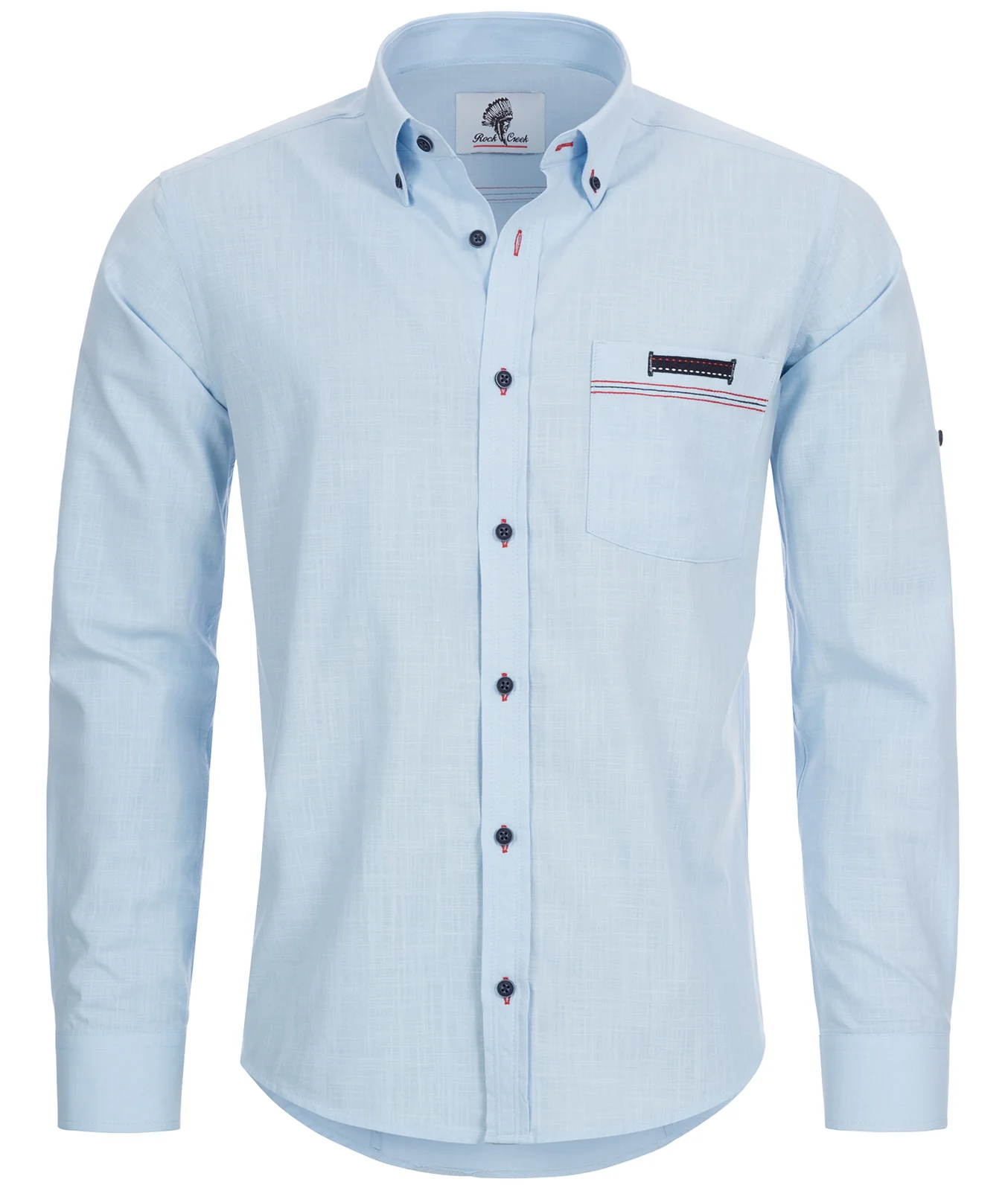 Rock Creek Herren Leinen-Optik Hemd RC-016 - Image 10