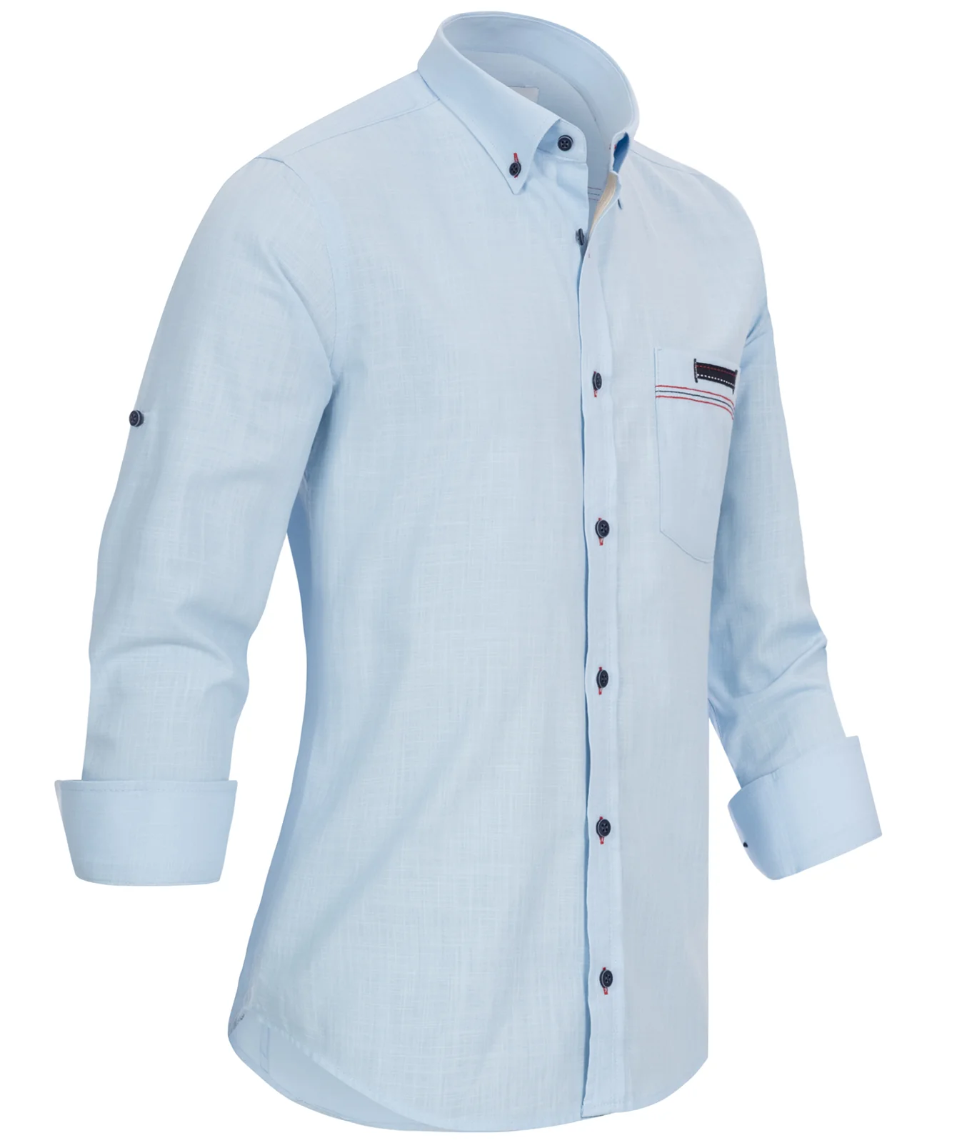 Rock Creek Herren Leinen-Optik Hemd RC-016 - Image 11