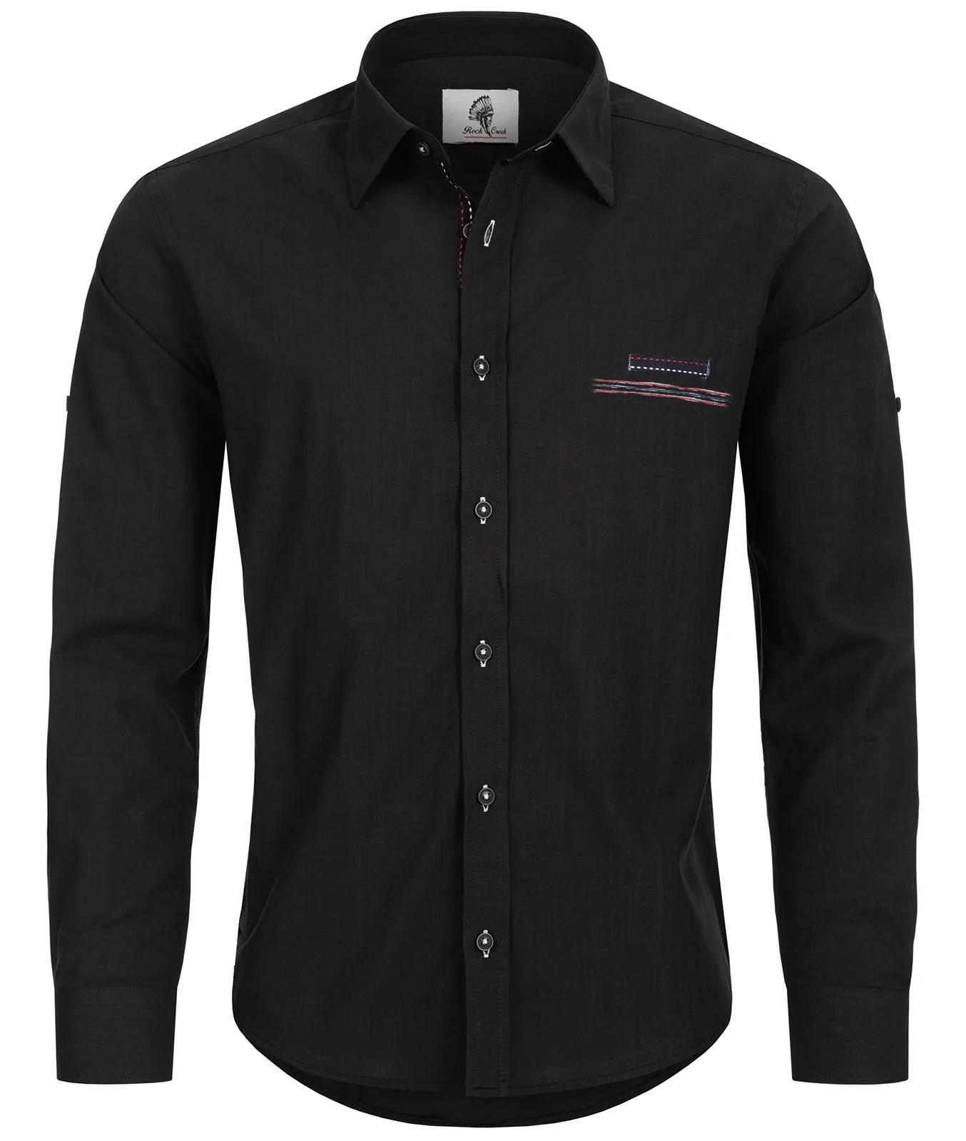 Rock Creek Herren Leinen-Optik Hemd RC-016 - Image 13