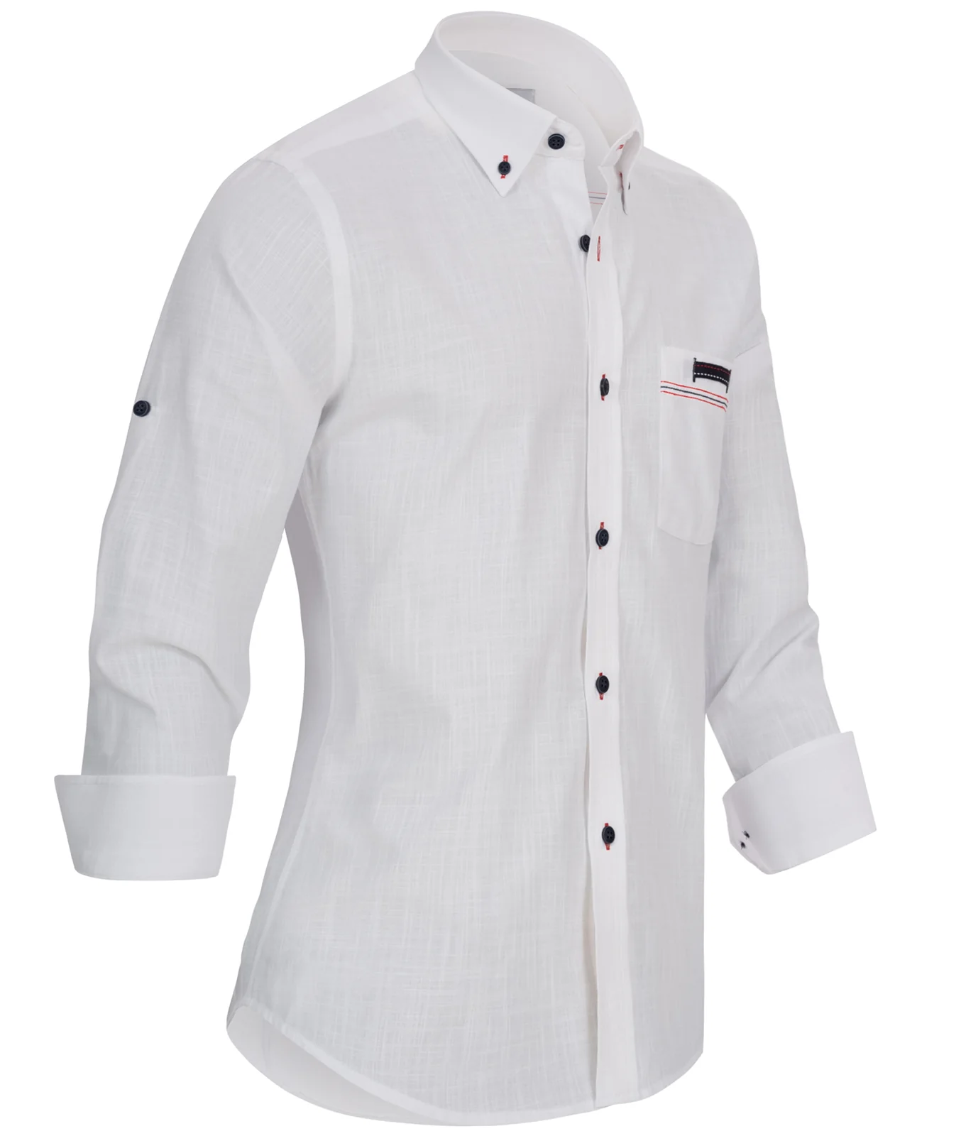 Rock Creek Herren Leinen-Optik Hemd RC-016 - Image 5